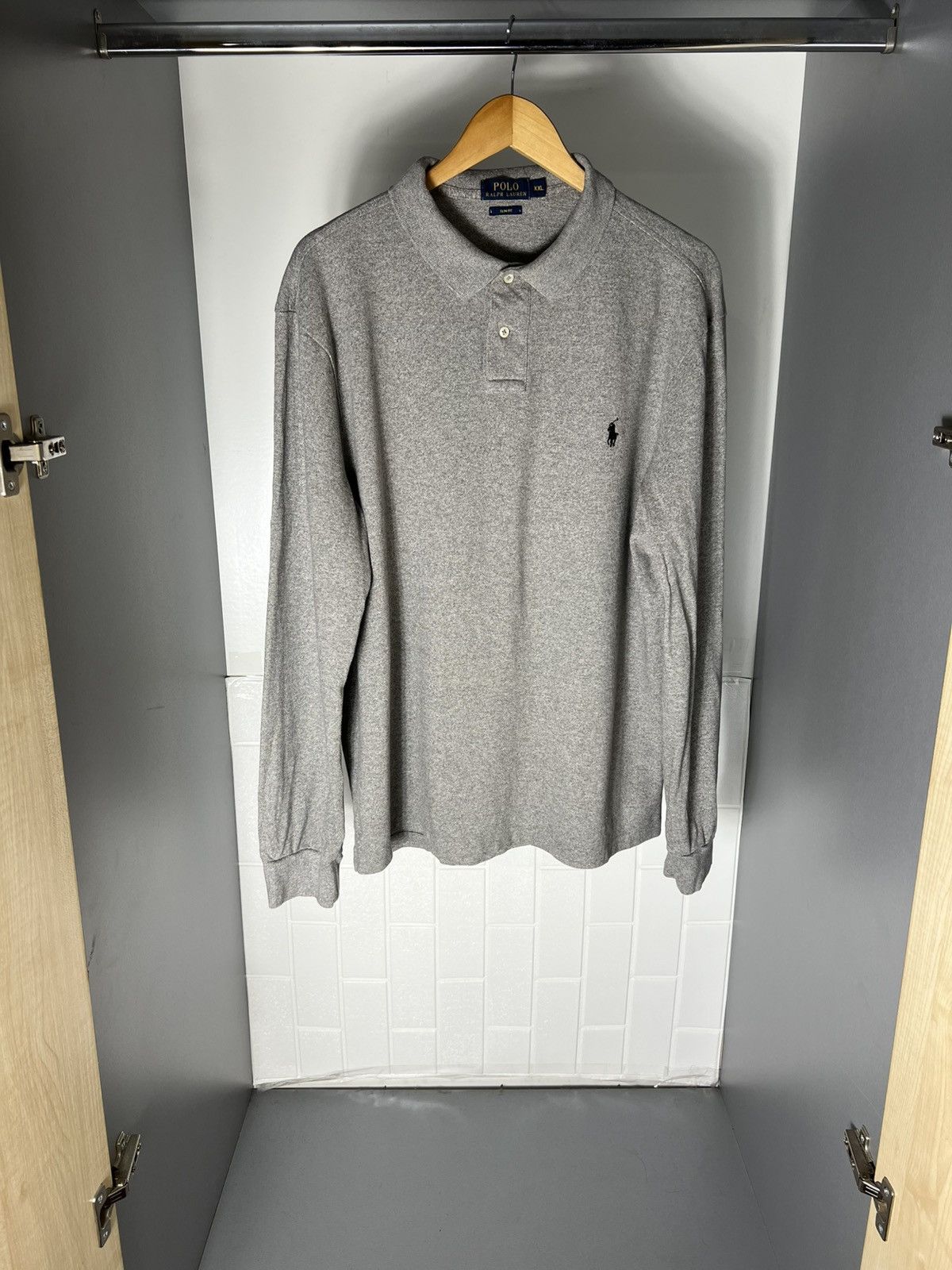 Polo Ralph Lauren VINTAGE POLO RALPH LAUREN CLASSIC DESIGNER RUGBY CASUAL Y2K Size US XXL / EU 58 / 5 - 2 Thumbnail