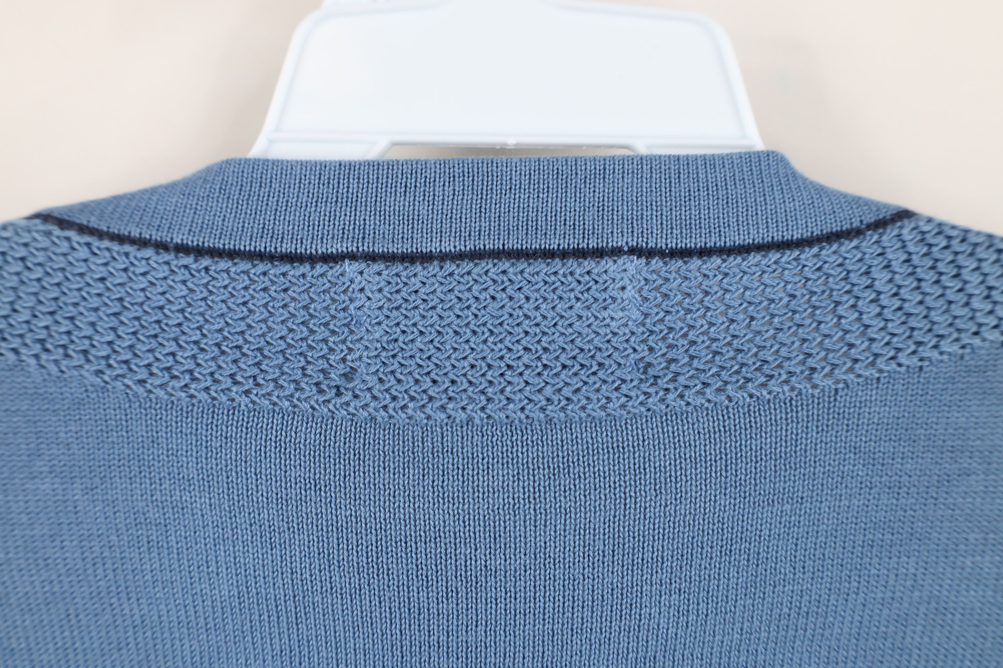 Lands' End Deadstock Vintage Lands End Supima Cotton Knit Sweater Blue Size US XXL / EU 58 / 5 - 8 Thumbnail