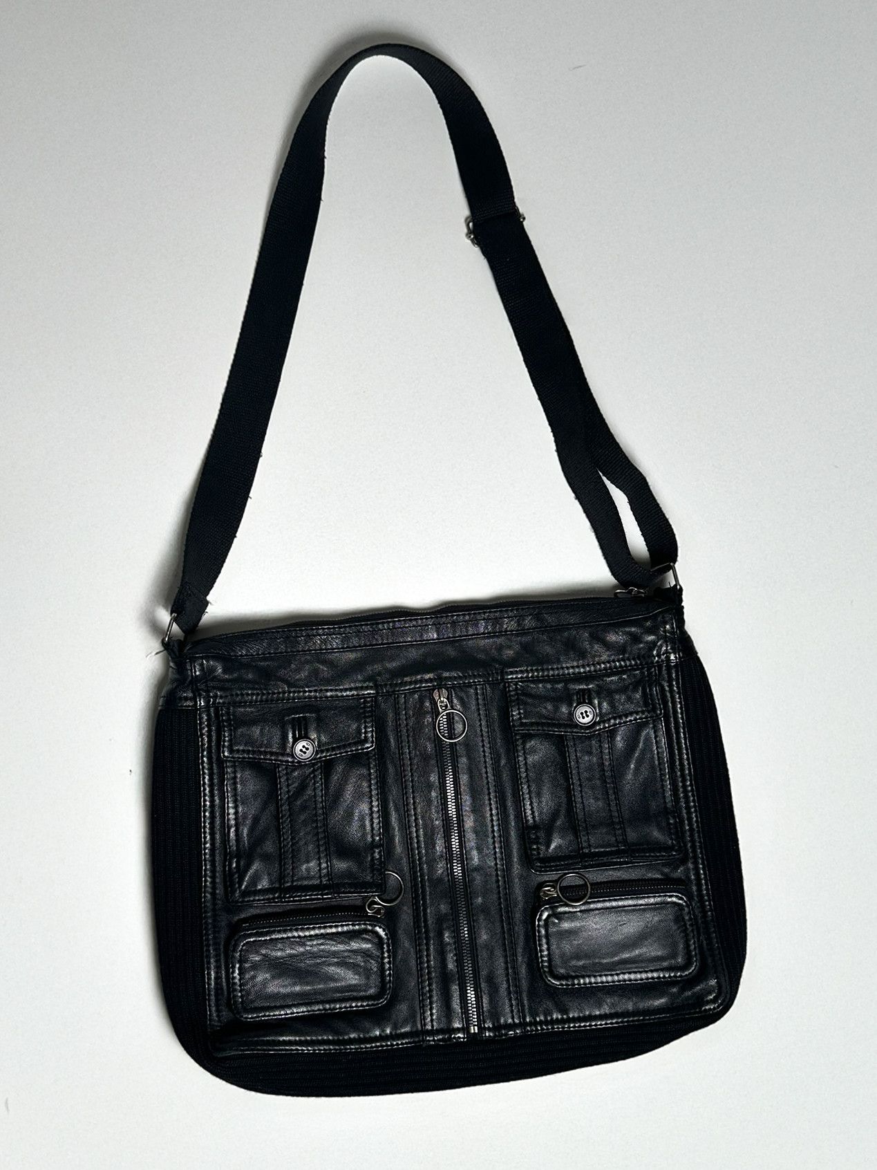 Dior Homme Aw06 Deville Messenger Bag in Black, Men's