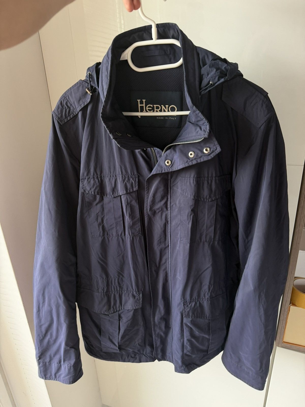 Herno Herno Premium Made in Italy Nylon Mens Jacket Size US XL / EU 56 / 4 - 4 Thumbnail