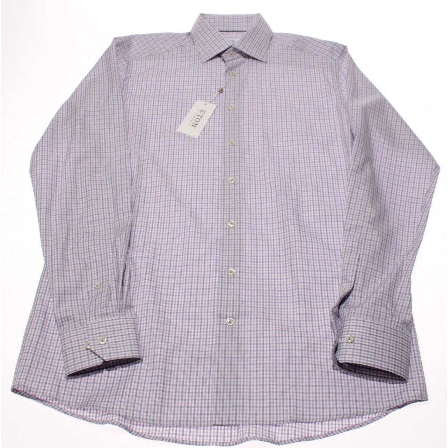 Eton Eton New with tags Shirt Size L US In Purple Size US L / EU 52-54 / 3 - 3 Thumbnail