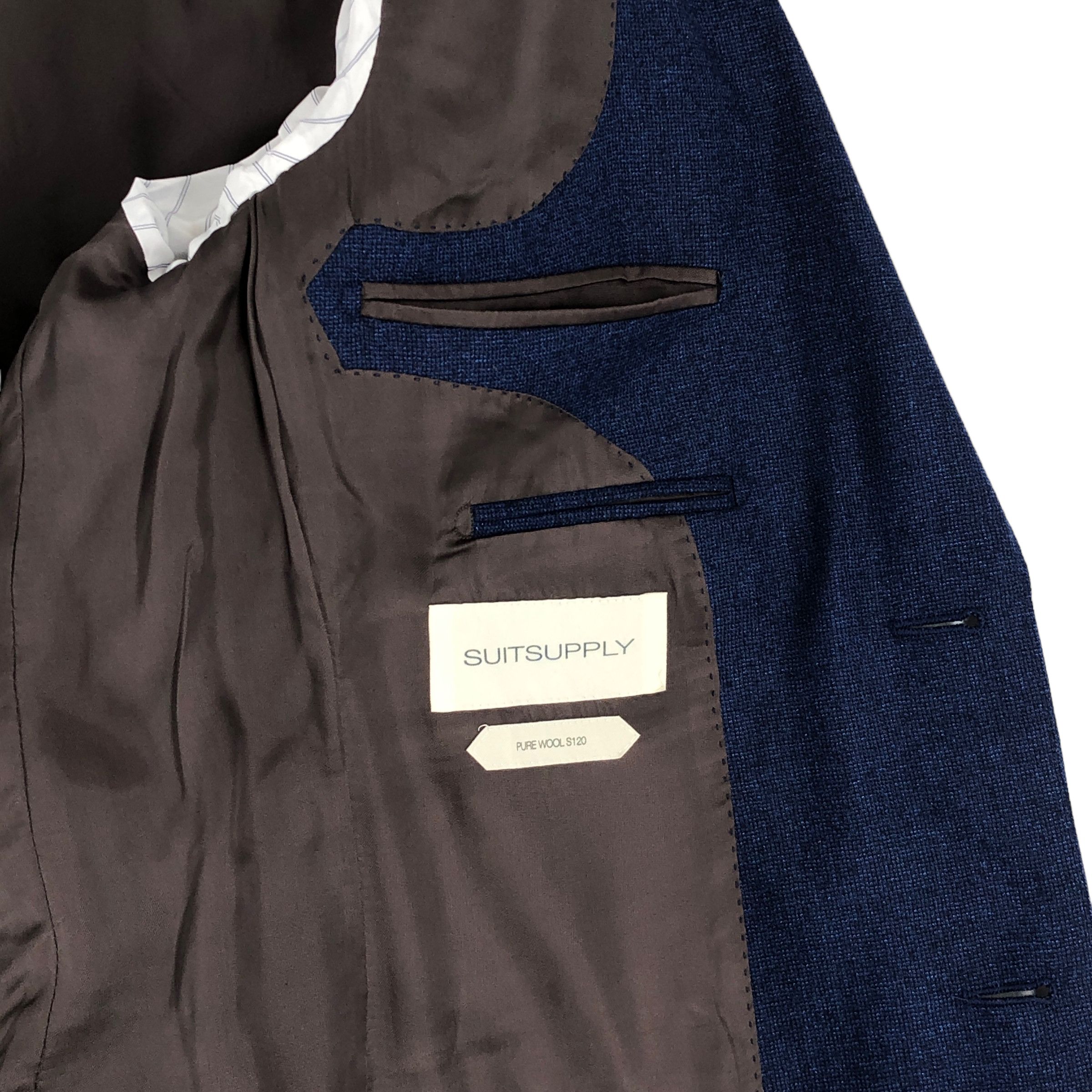 Suitsupply Lazio Single Breasted Wool Blazer Size EU:44; UK:34; US:34S Size 34S - 7 Thumbnail