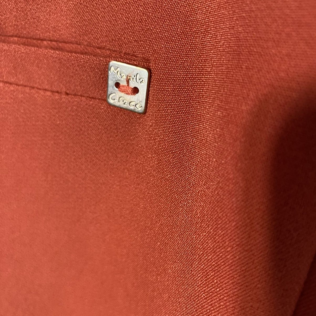 Other Manila Grace Salmon Dress Pants Tailored Women's Size 42 Size 28" / US 6 / IT 42 - 5 Thumbnail