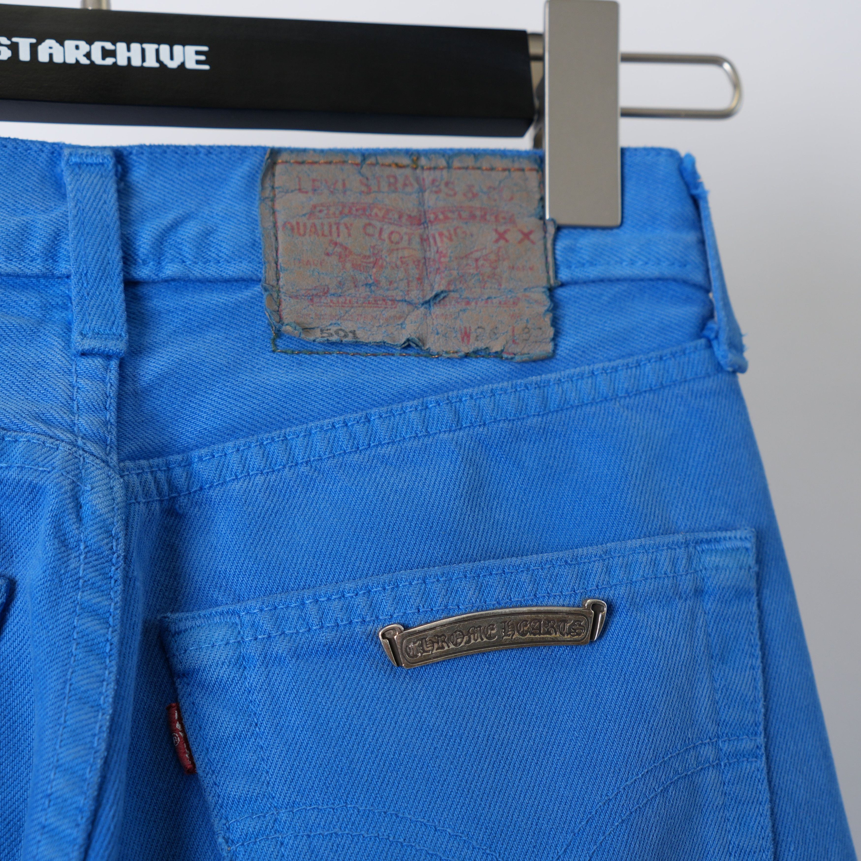 Chrome Hearts CHROME HEARTS BLUE LONDON JEANS Size US 26 / EU 42 - 11 Thumbnail