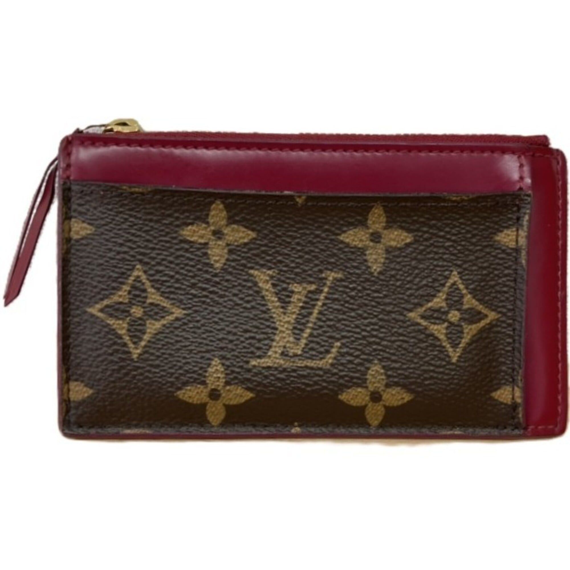 Louis Vuitton Louis Vuitton M67889 Monogram Portecarte Zip Coin Case Size ONE SIZE - 1 Thumbnail