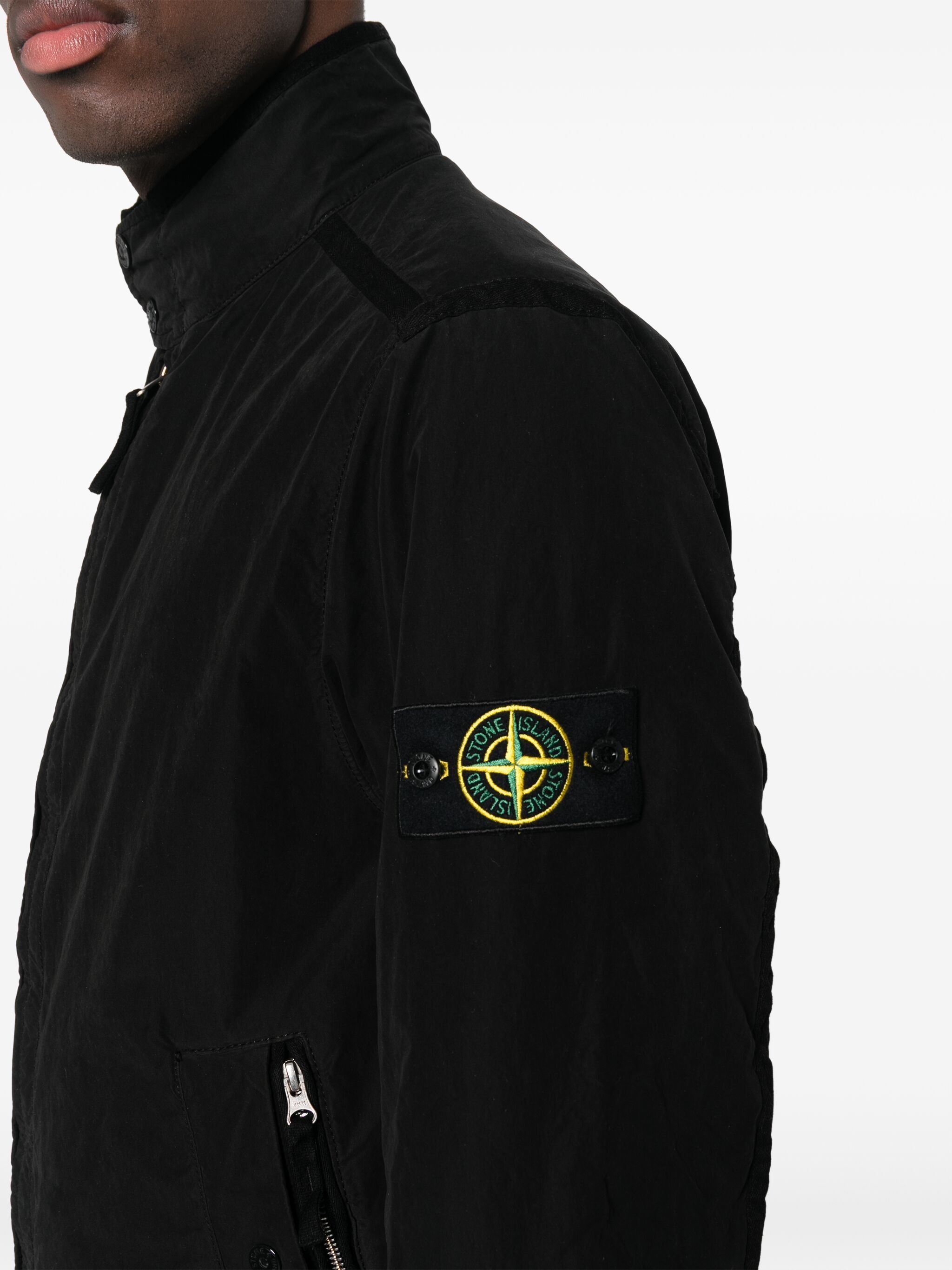C.P. Company o1y1224 Logo Turtleneck Jacket in Black Size US XL / EU 56 / 4 - 5 Thumbnail