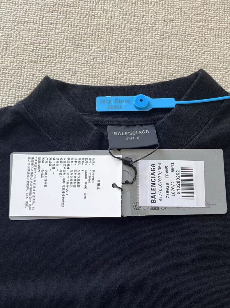 Balenciaga Balenciaga Monogrammed crewneck pullover short sleeve T-sh Size US S / EU 44-46 / 1 - 5 Thumbnail