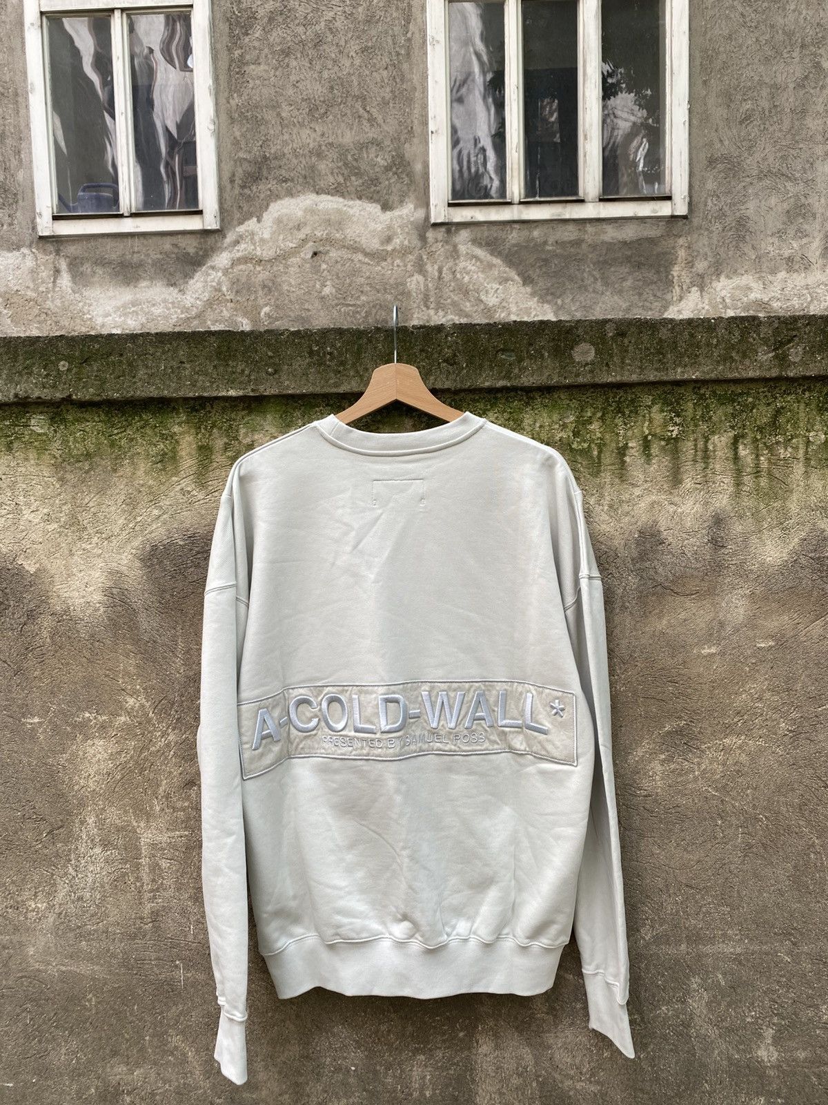 A Cold Wall Back Embroided Logo Sweatshirt