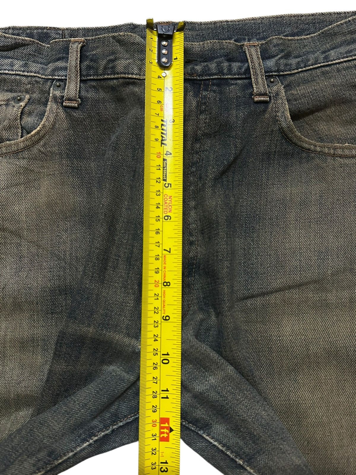 Japanese Brand Vintage Japanes Brand Mud Wash Faded Distressed Baggy Jeans Size US 34 / EU 50 - 13 Thumbnail