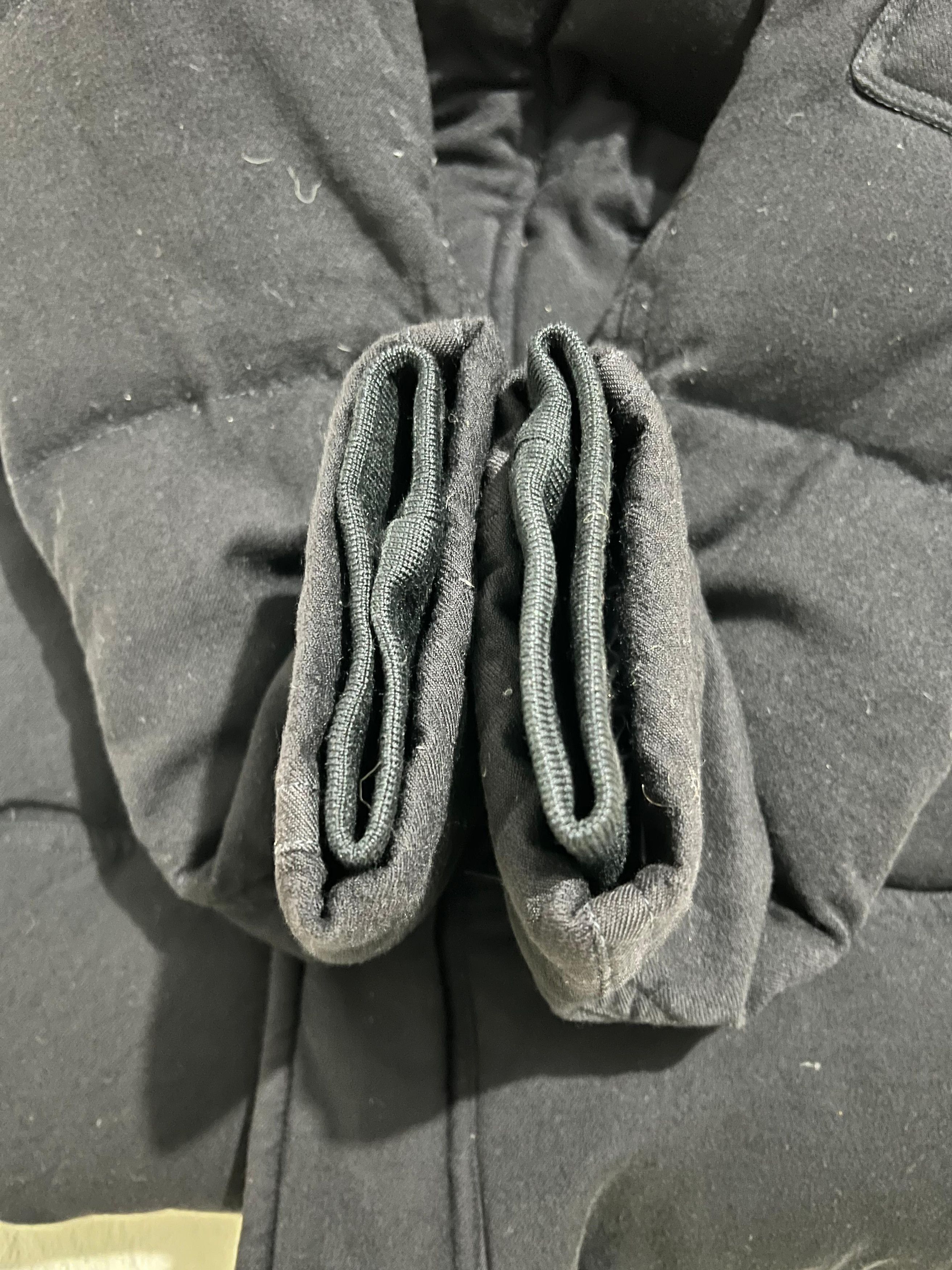 Moncler Moncler Long Wool Parka Navy Size US XL / EU 56 / 4 - 18 Thumbnail