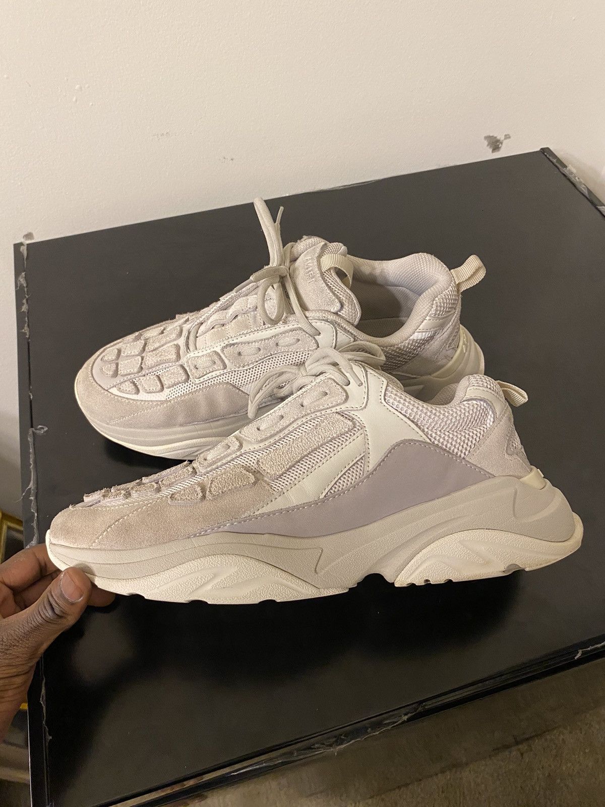 Amiri × Designer Amiri Bone Runners Size US 12 / EU 45 - 11 Thumbnail