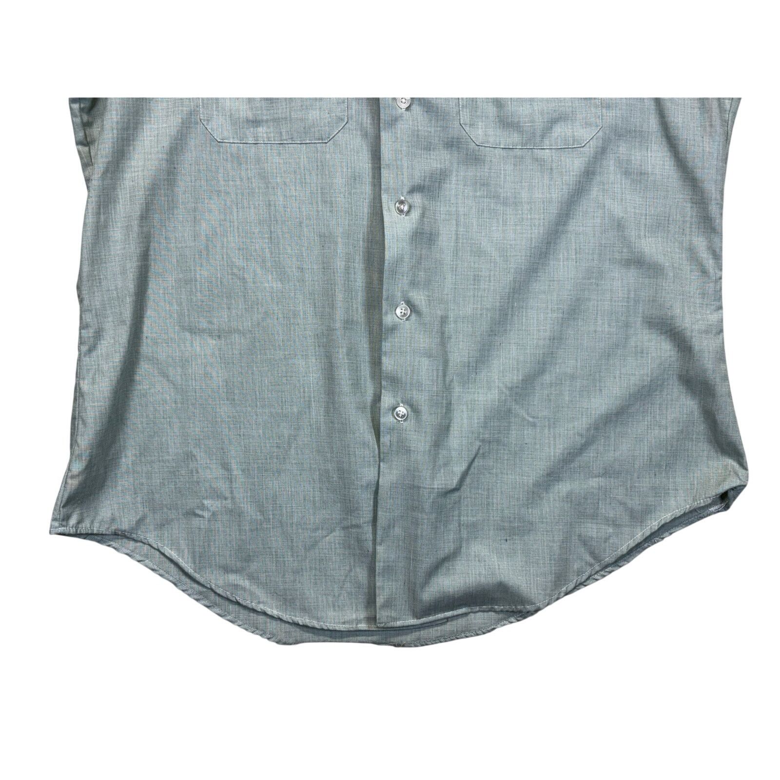 Creighton Vintage Creighton USA Work Shirt Short Sleeve Button Up Size US XL / EU 56 / 4 - 8 Thumbnail