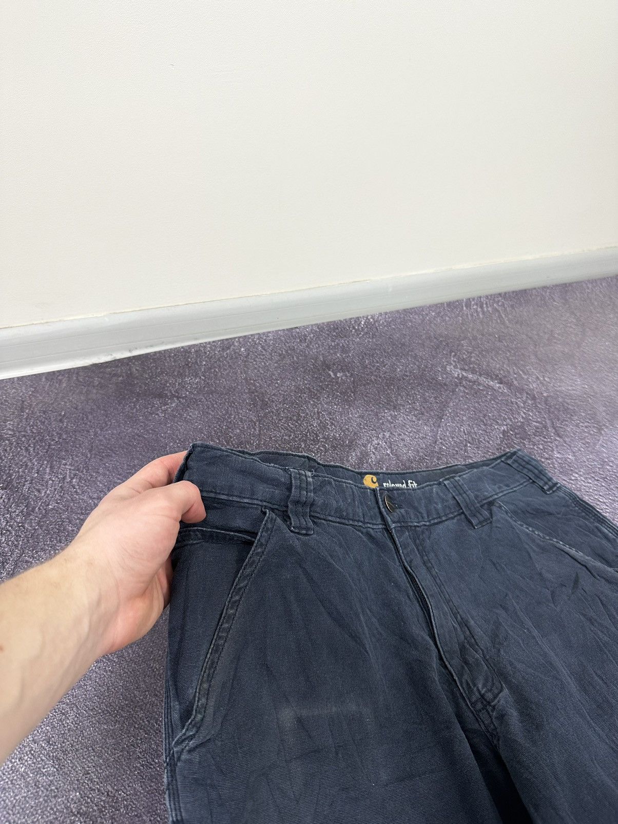 Carhartt Vintage Carhartt Faded Carpenter Opium Baggy USA Work Pants Size US 34 / EU 50 - 15 Thumbnail