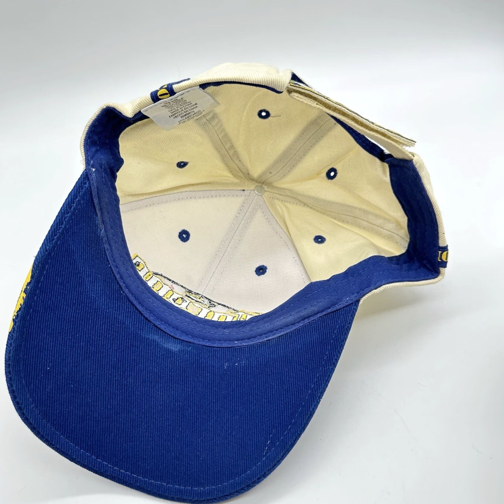 Logo 7 Corona Extra Sturgis Biker Hat Blue Beige Strapback Cap Logo Embroidered Size ONE SIZE - 7 Thumbnail