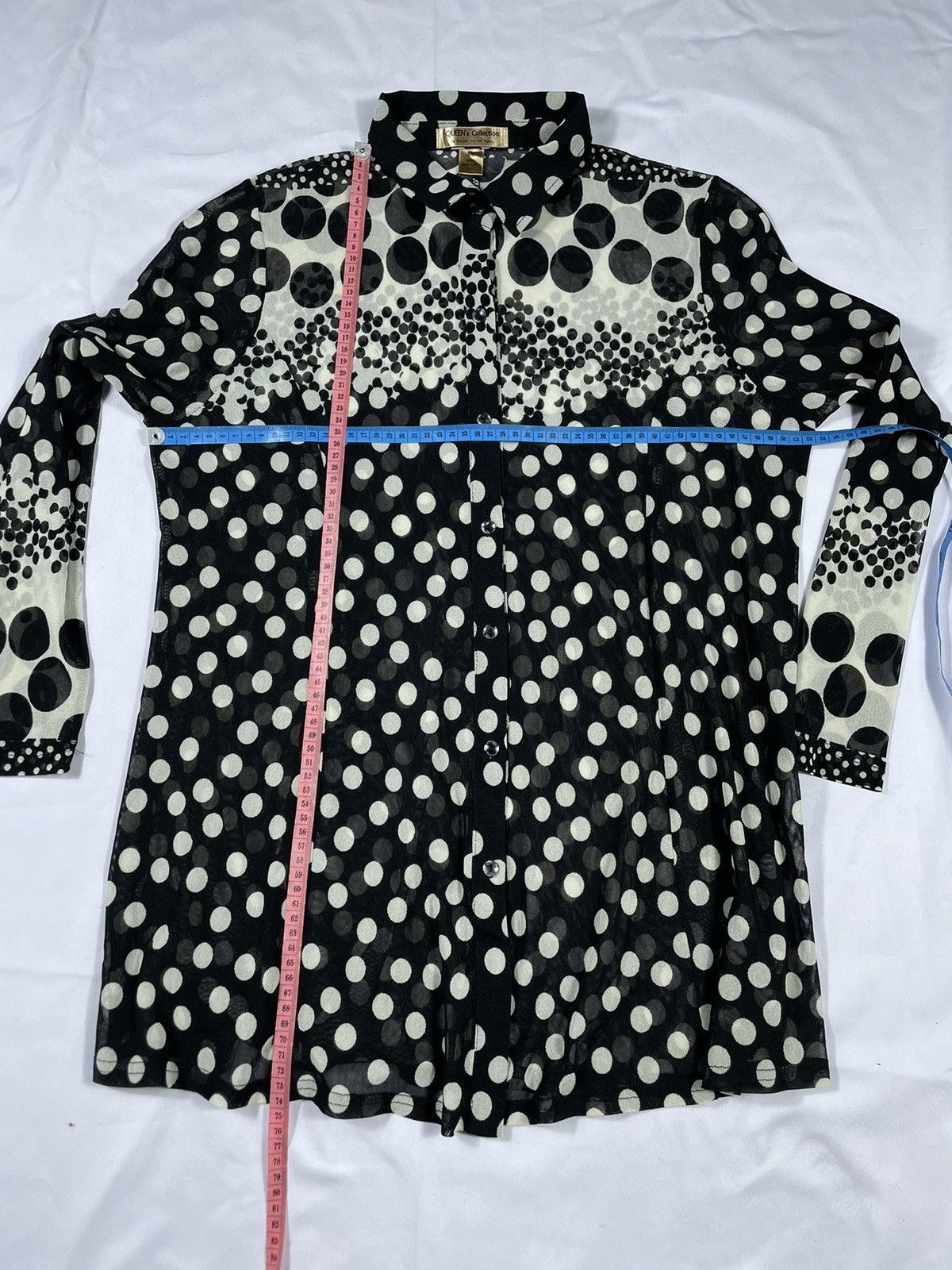 Issey Miyake Queen's Shirt polkadot mesh Size US M / EU 48-50 / 2 - 6 Thumbnail