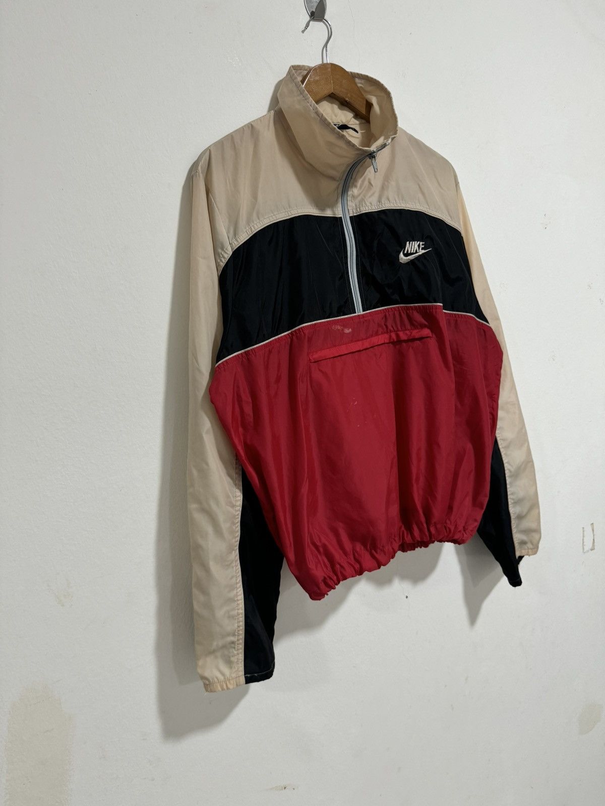 Nike × Vintage Vintage Nike Anorak Single Layer Jacket Size US L / EU 52-54 / 3 - 2 Thumbnail