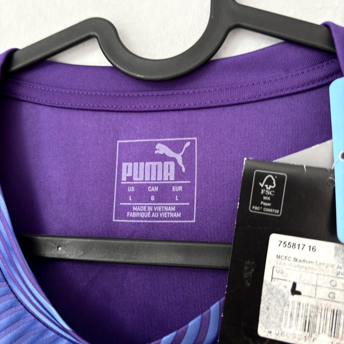 Puma 2019 2020 Manchester City Puma Training Kit Soccer Jersey FC Size US L / EU 52-54 / 3 - 4 Thumbnail