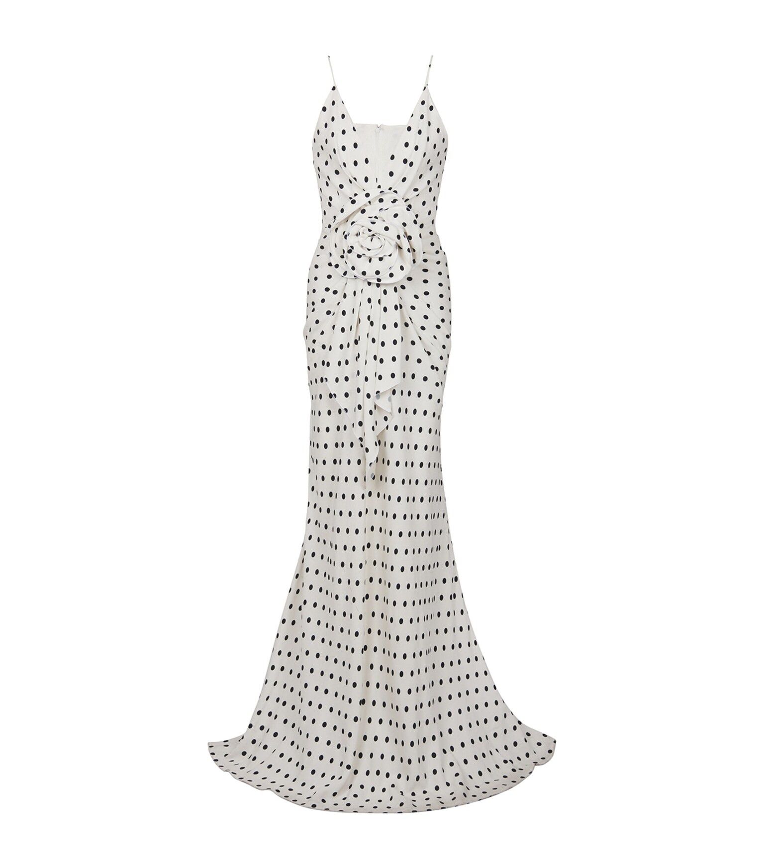 Balmain o1y0525 Maxi Dress in White/Black Size M / US 6-8 / IT 42-44 - 1 Thumbnail