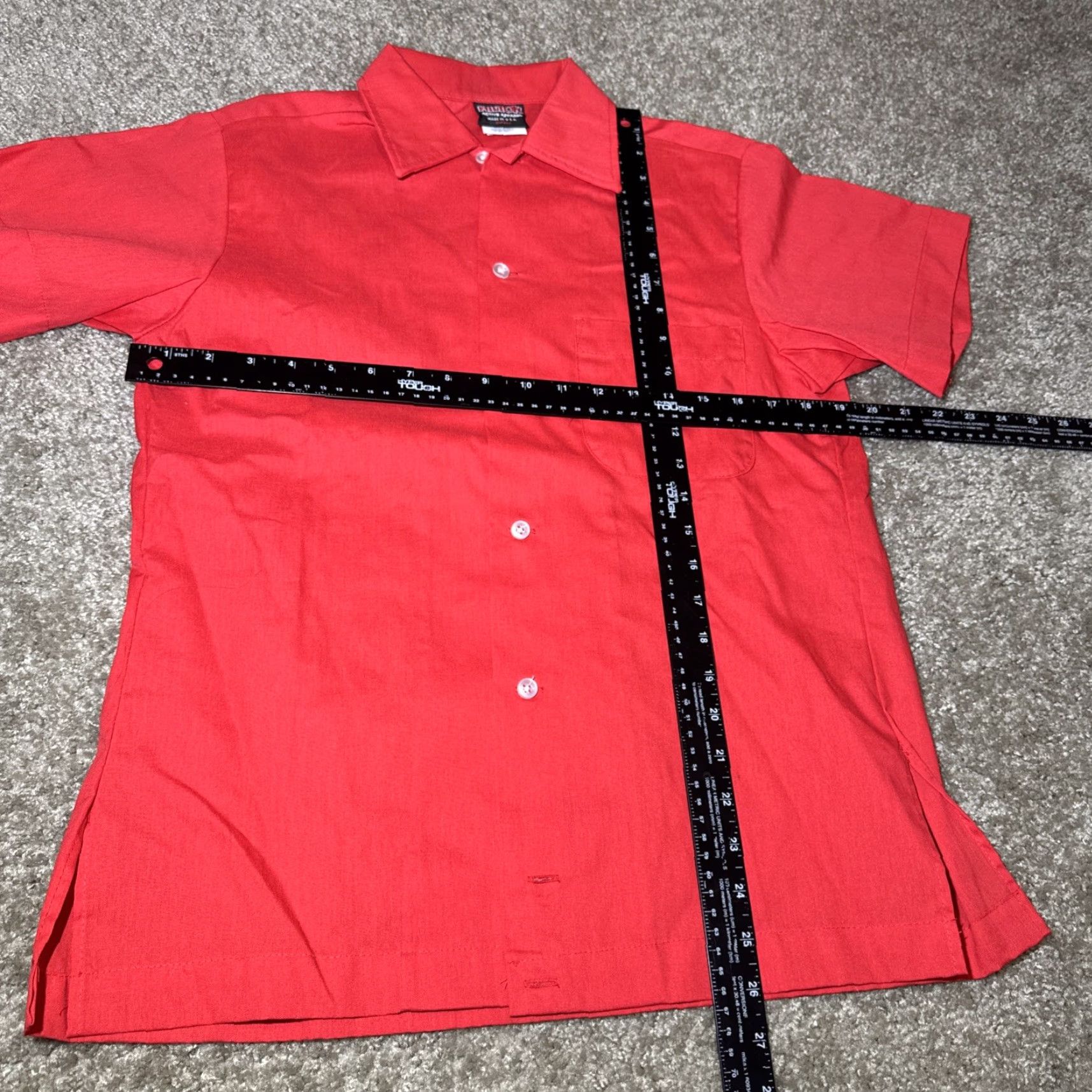 Vintage VTG Hilton Sugar Palm Ballroom Tampa FL Button-Up Bowling Style Shirt S Red Mens Short Sleeve Small Size US S / EU 44-46 / 1 - 5 Thumbnail