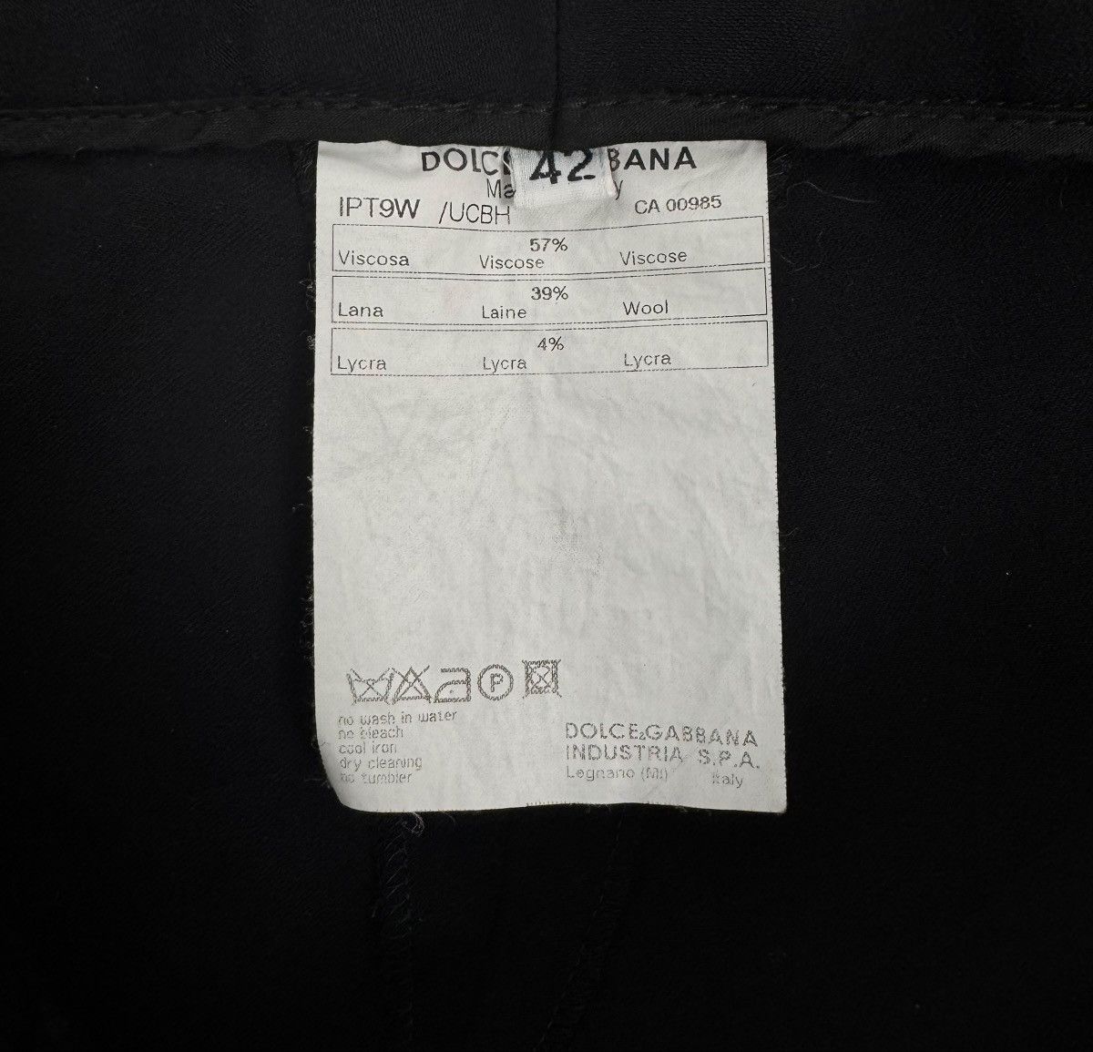 Dolce & Gabbana Dolce & Gabbana Dress Pants Wool-Viscose Metal Logos size 42 Size 28" / US 6 / IT 42 - 11 Thumbnail
