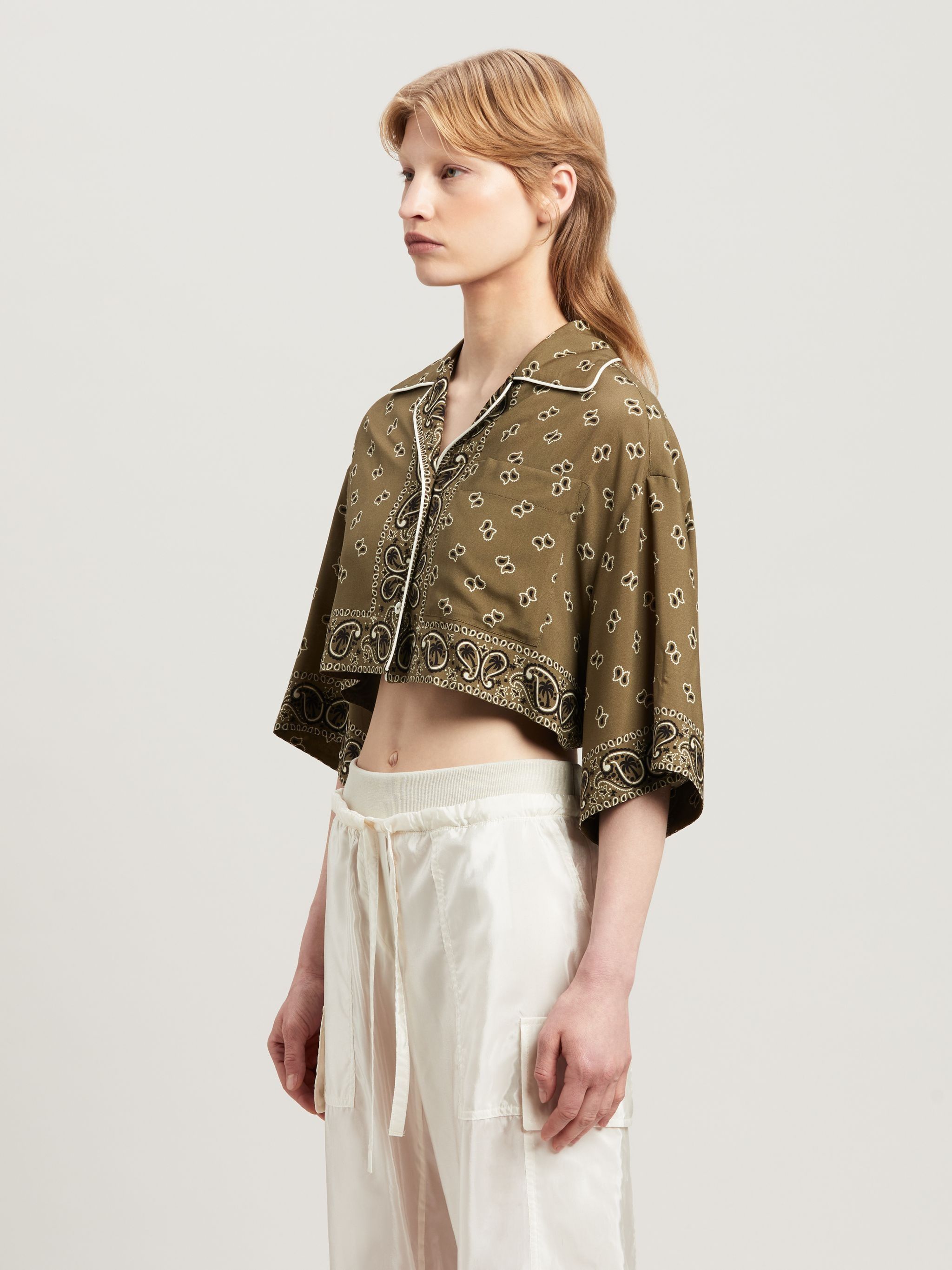 Palm Angels o1y1225 Crop Top in Multicolor Size M / US 6-8 / IT 42-44 - 3 Thumbnail