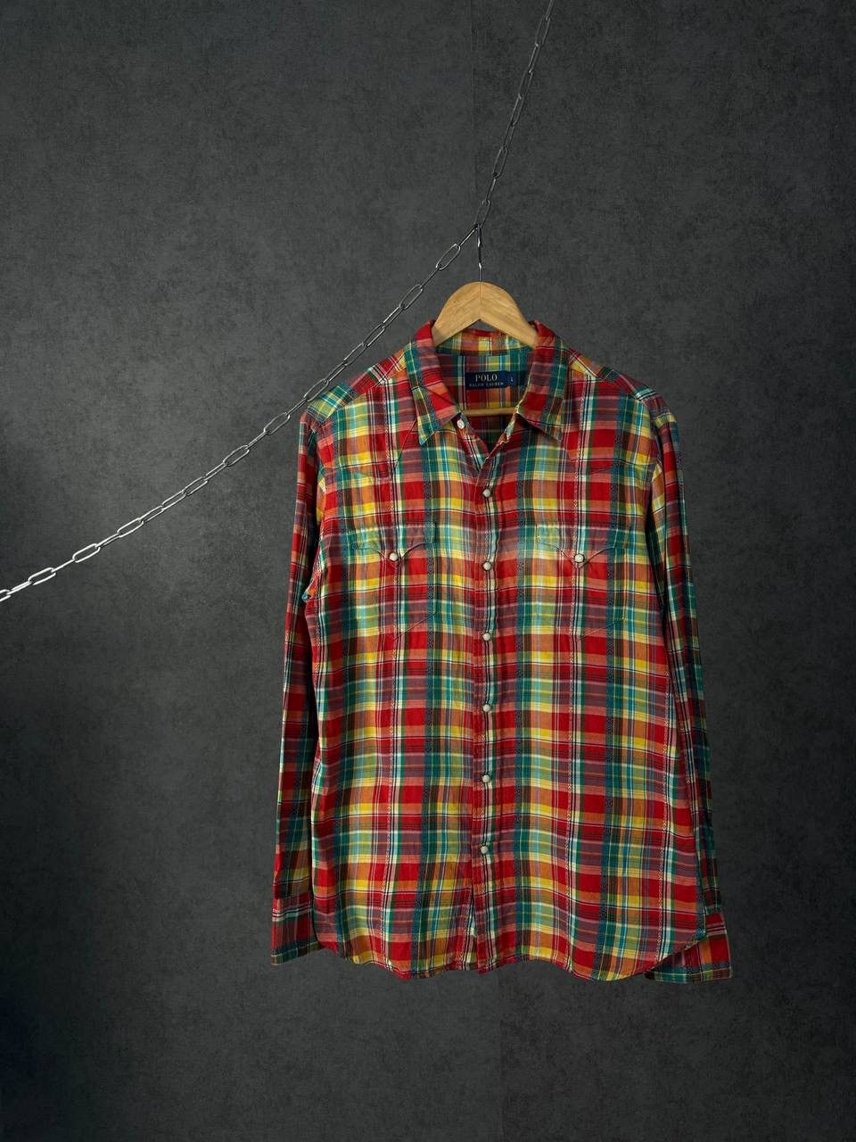 Polo Ralph Lauren Polo Ralph Lauren designer checkered shirt Size US L / EU 52-54 / 3 - 1 Thumbnail