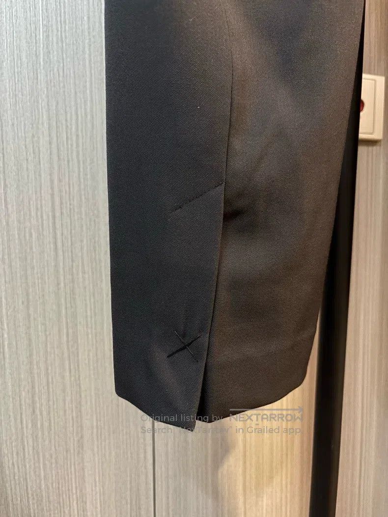 Fendi Fendi Men's Business Casual Long Pants, Dark Brown, with a Size US 32 / EU 48 - 4 Thumbnail