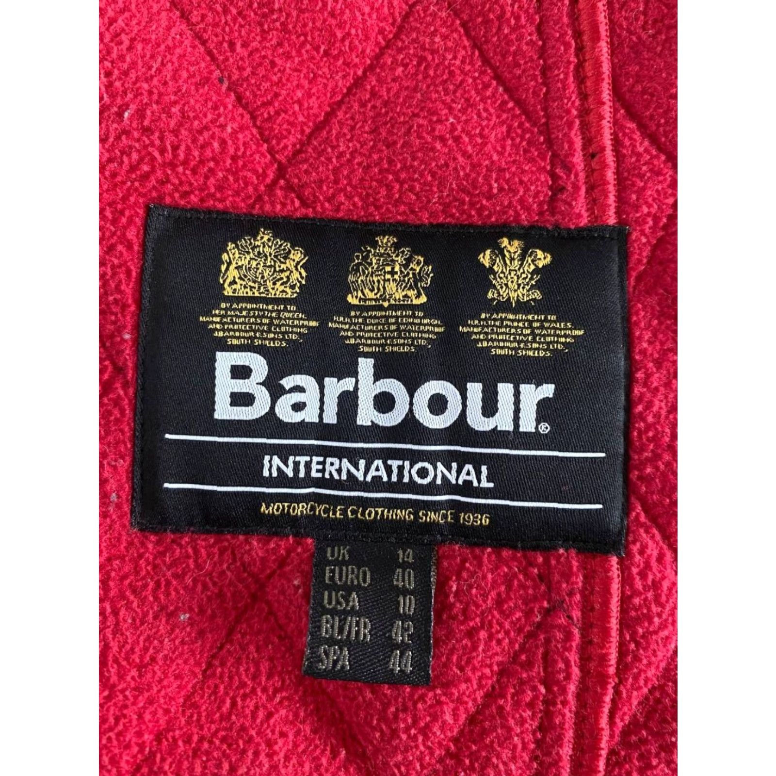 Barbour Barbour International Womens Quilted Jacket Long Sleeve Zip Belted Black 10 Jacket Womens Barbour International Quilted Belted Long Sleeve Black 10 Size L / US 10 / IT 46 - 3 Thumbnail