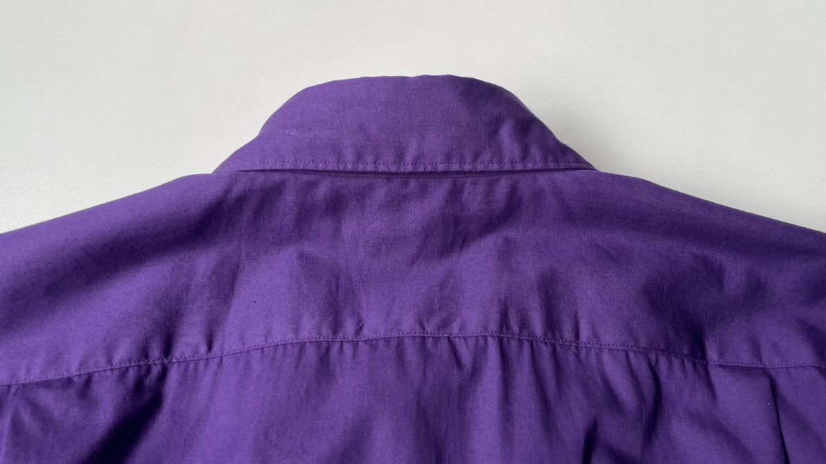 Comme des Garcons Homme Plus S/S 15 Purple ‘Frilled Sleeve’ Shirt Size US S / EU 44-46 / 1 - 12 Thumbnail