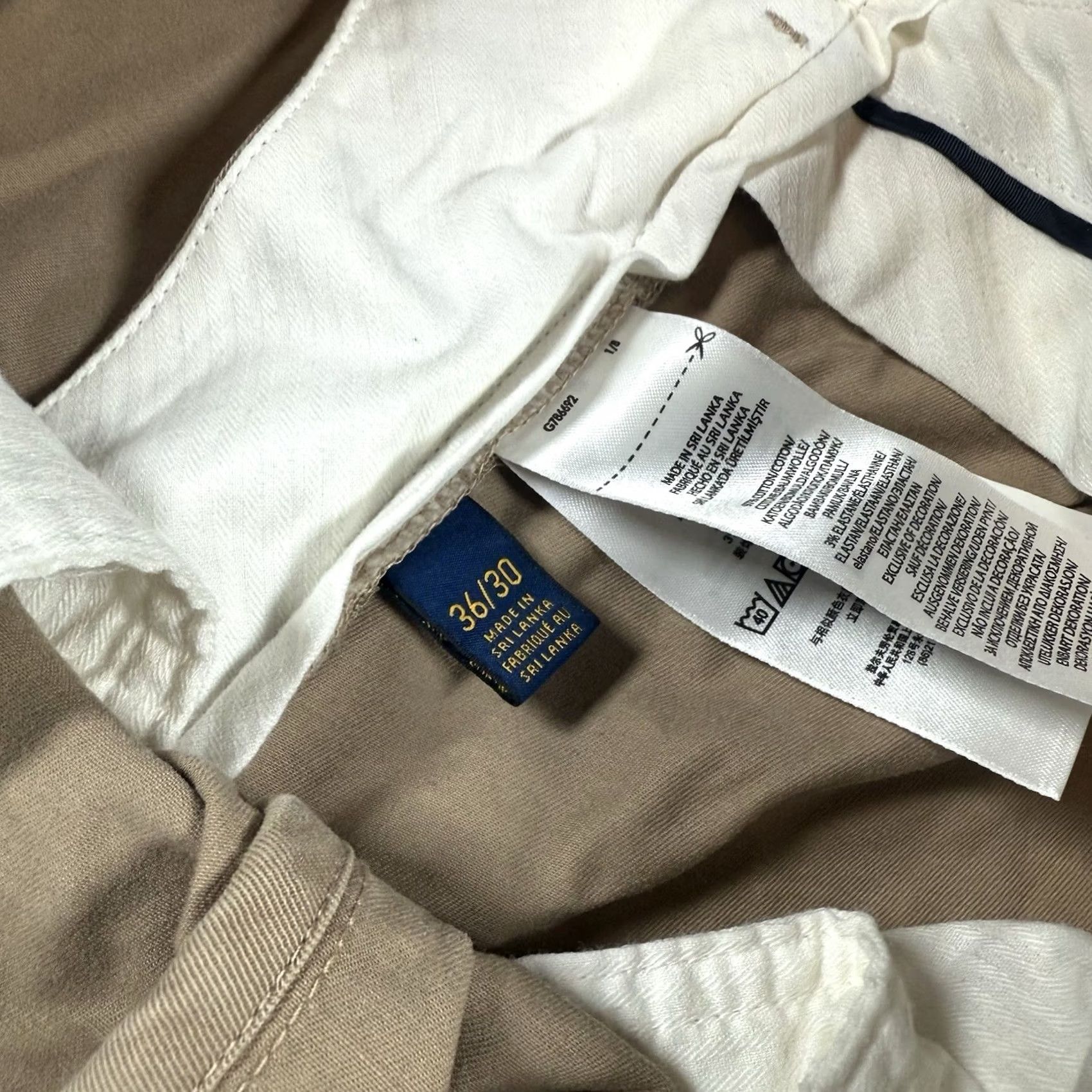 Polo Ralph Lauren VINTAGE Polo Ralph Lauren Pants Dress Slim 36x30 Mens Regular Beige Khaki Chino Cuffed Mens Fashion Polo Ralph Lauren Andrew Size US M / EU 48-50 / 2 - 4 Thumbnail