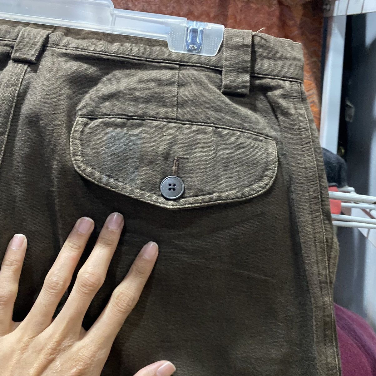 agnes b. Vintage Agnès B. Paris Workwear Pants Brown Made in France Size US 29 - 10 Thumbnail