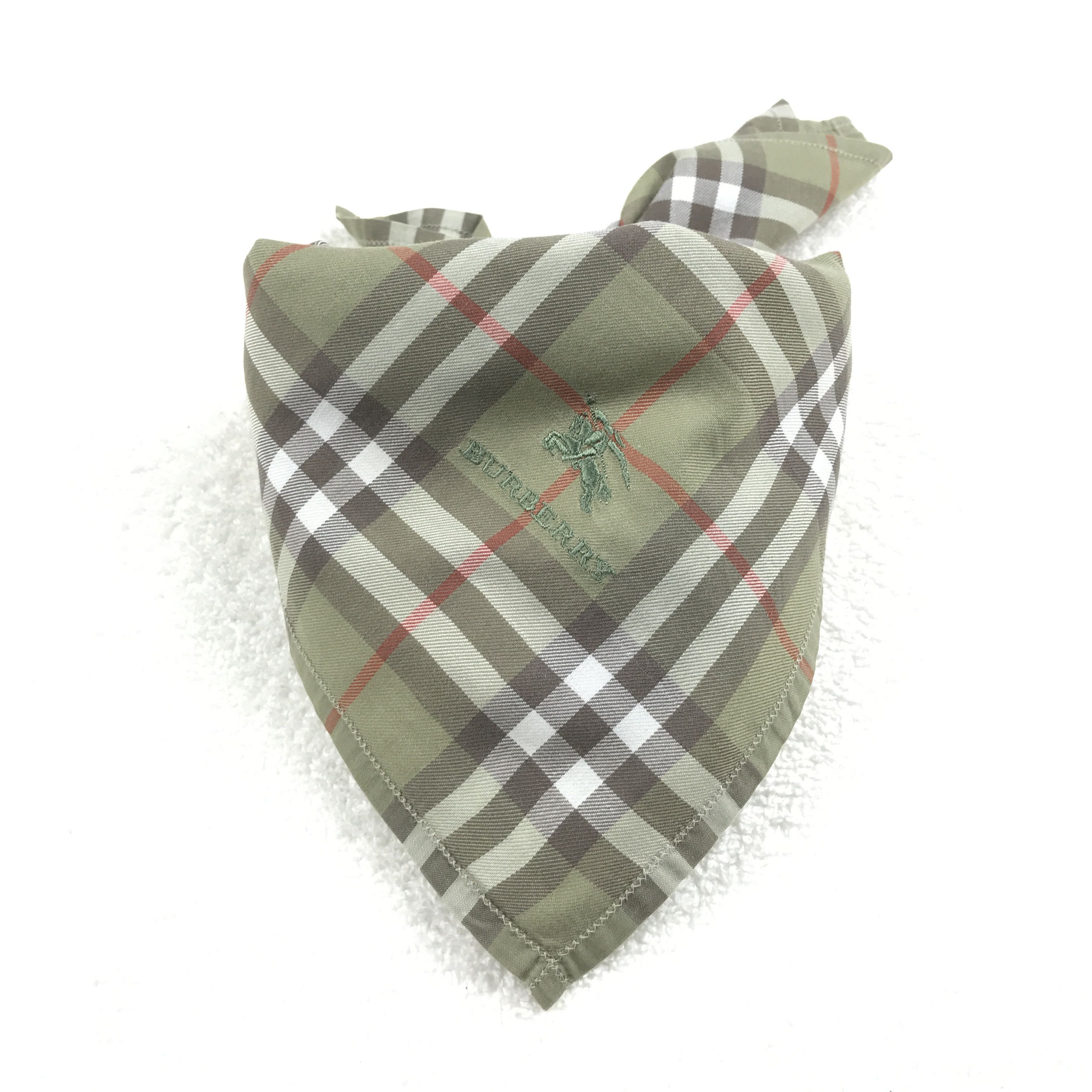 Burberry × Vintage Vintage Burberry Bandana Neckerchief Handkerchief Size ONE SIZE - 4 Thumbnail