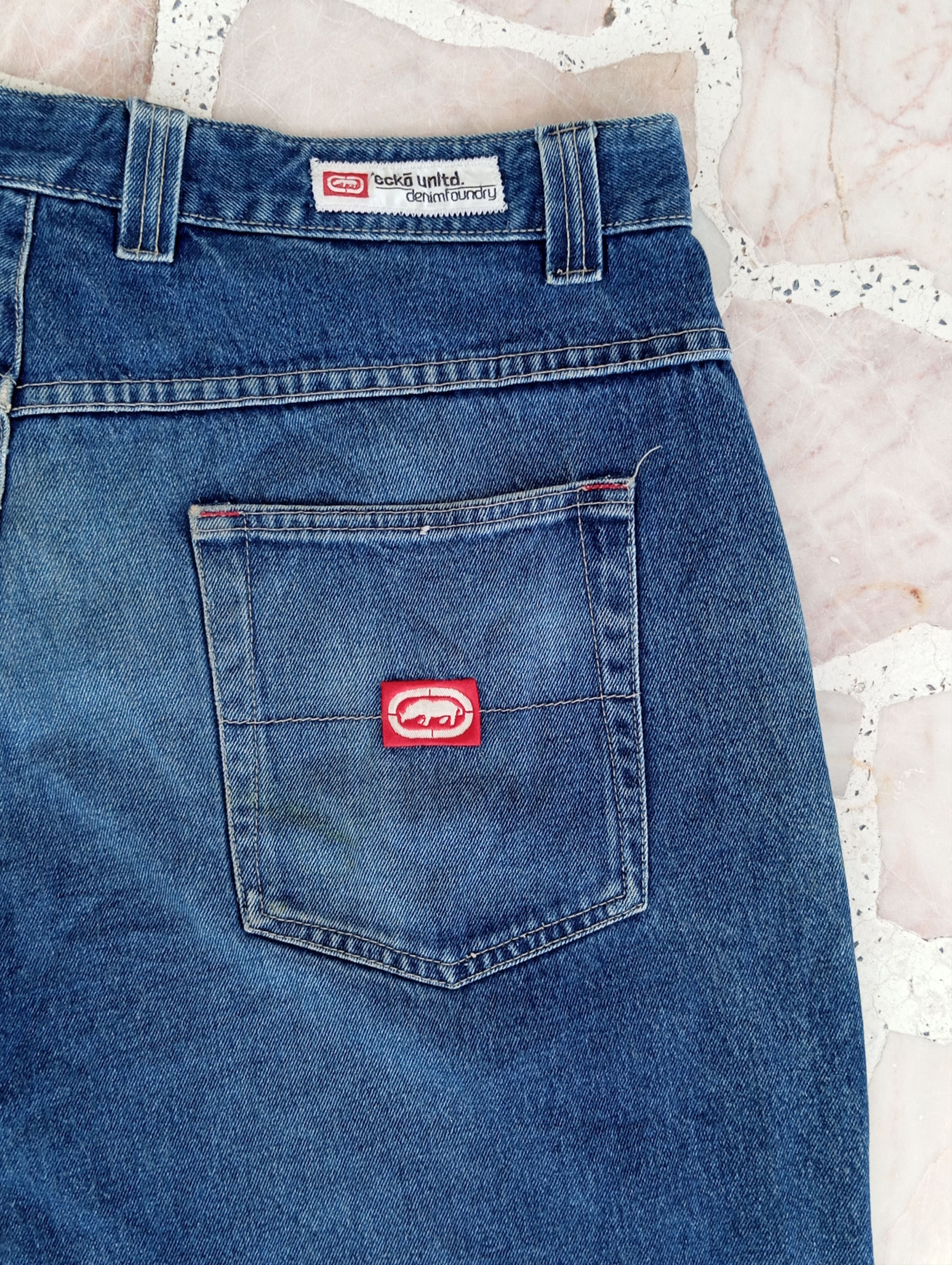 Ecko Unltd. × Japanese Brand Ecko Distresses Denim with stain Size US 38 / EU 54 - 13 Thumbnail