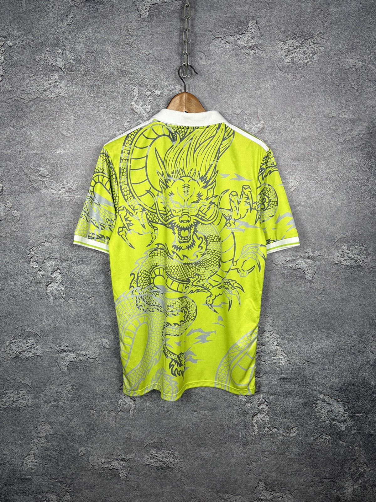 Adidas Custom!! Adidas Real Madrid All Over Dragon Print Jersey Tee Size US L / EU 52-54 / 3 - 12 Thumbnail
