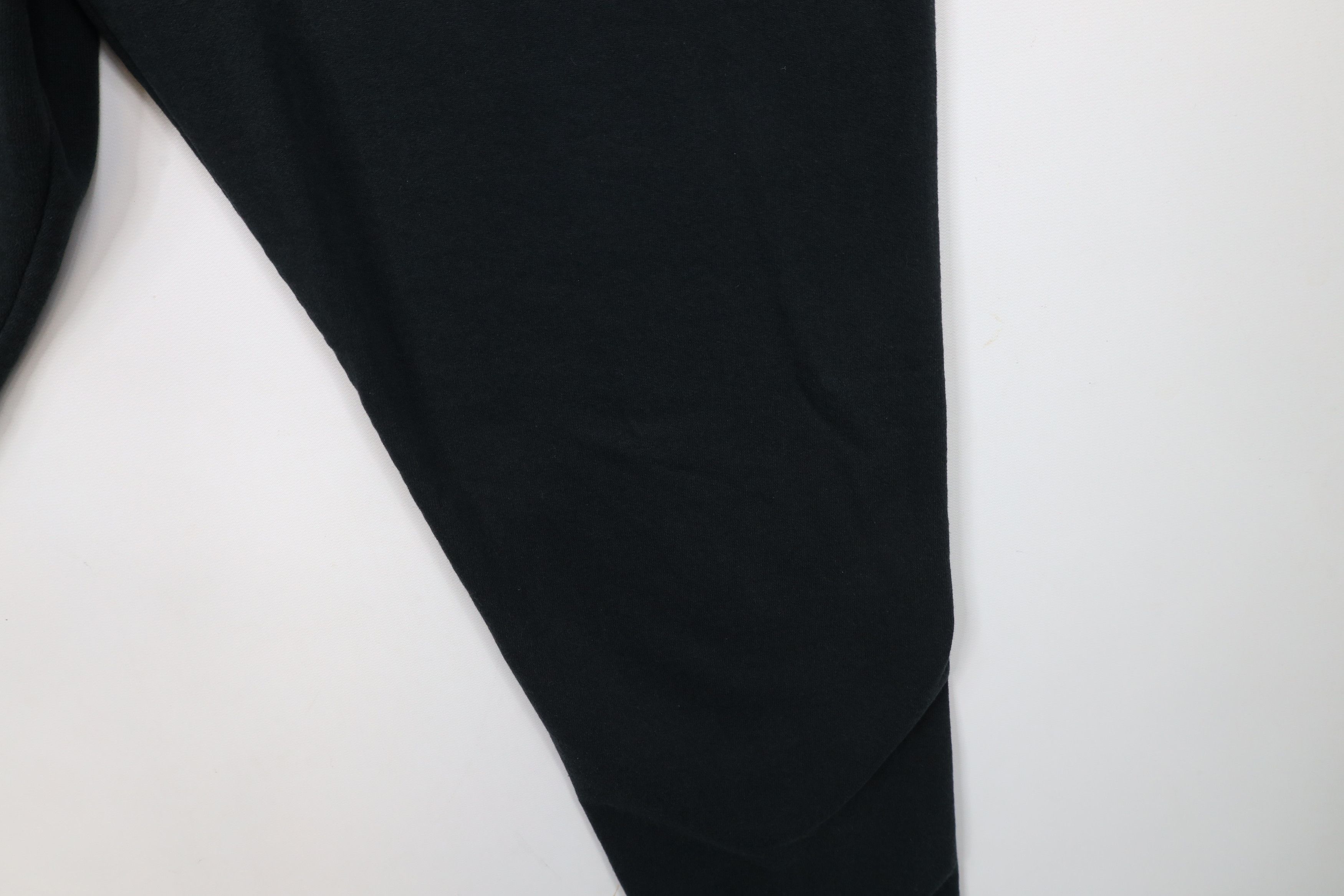 Vintage Vintage 90s Streetwear Blank Tapered Leg Sweatpants Black Size US 34 / EU 50 - 5 Thumbnail