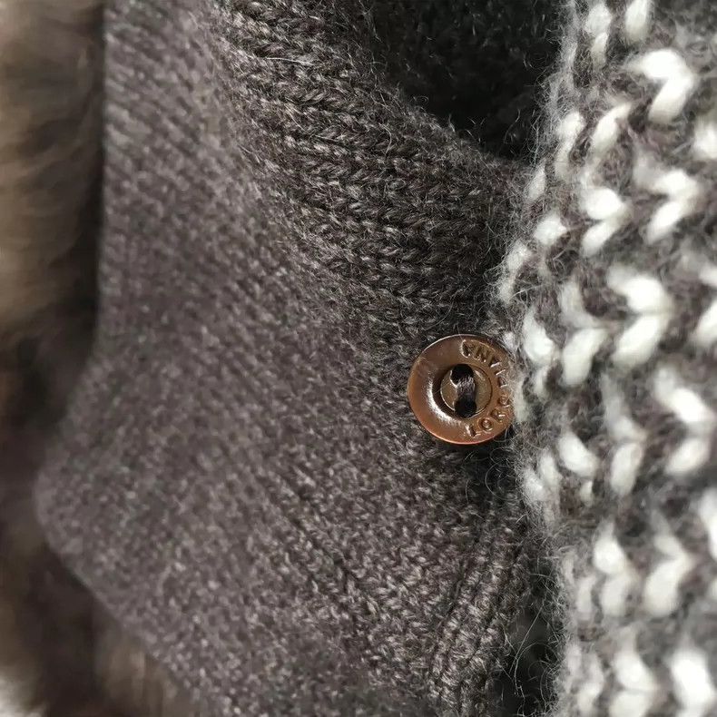 Loro Piana LORO PIANA Thick woolen knitted coat Size M / US 6-8 / IT 42-44 - 7 Thumbnail