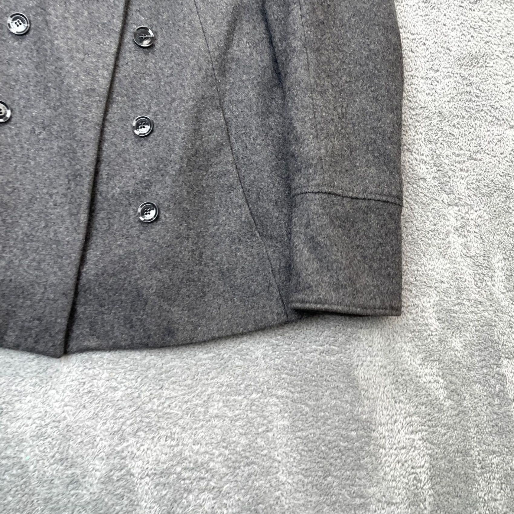 Antony Morato Antony Morato Jacket Mens 54 Gray Heathered Peacoat Wool Blend Double Breasted Size US L / EU 52-54 / 3 - 4 Thumbnail
