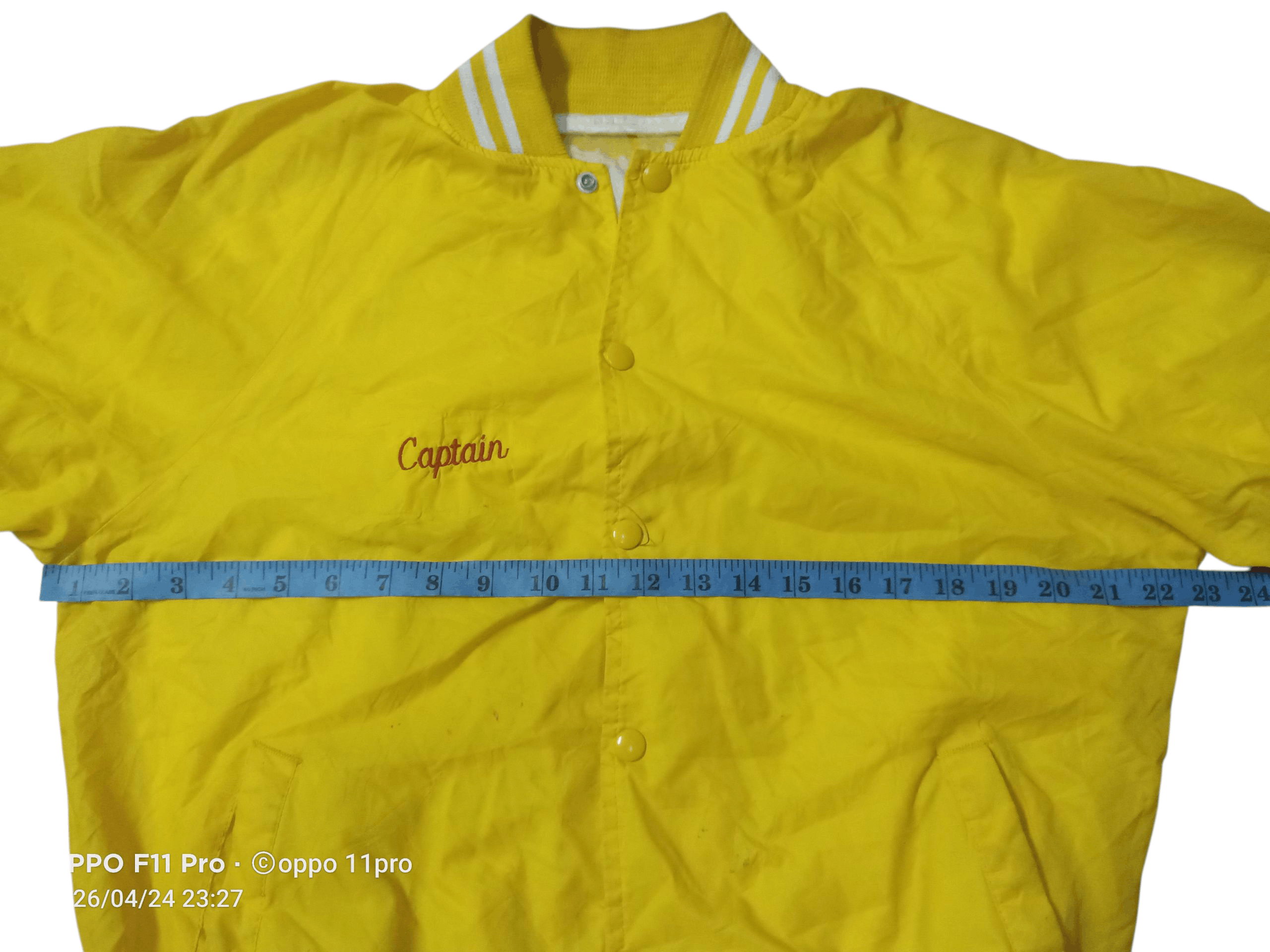 Vintage 💥Vintage 80s Captain Bombers Jacket Embroidery 💥 Size US M / EU 48-50 / 2 - 15 Thumbnail