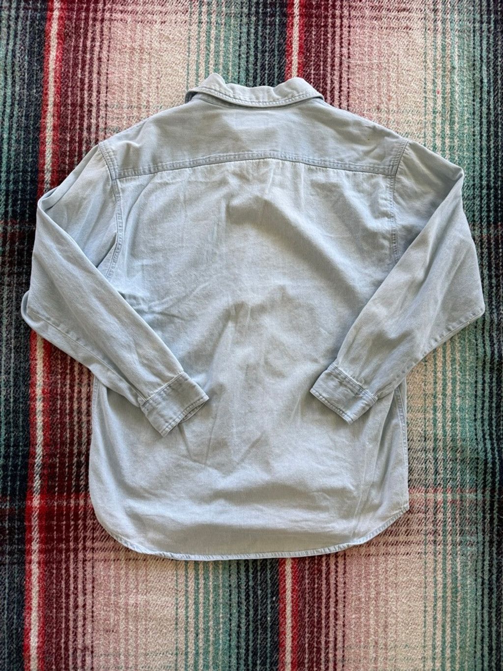 Vintage Light Blue Martha's Vineyard Chambray Shirt M Size US M / EU 48-50 / 2 - 3 Thumbnail