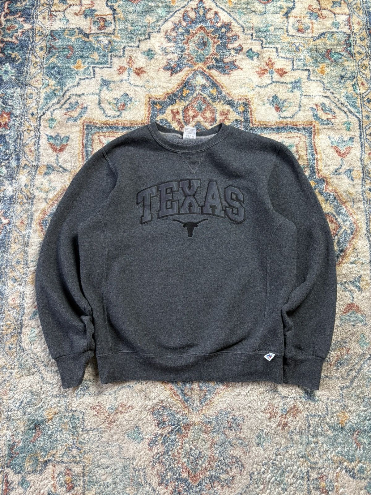 Russell Athletic Russell Athletic Texas Longhorns Spellout Crewneck Medium Size US M / EU 48-50 / 2 - 1 Thumbnail