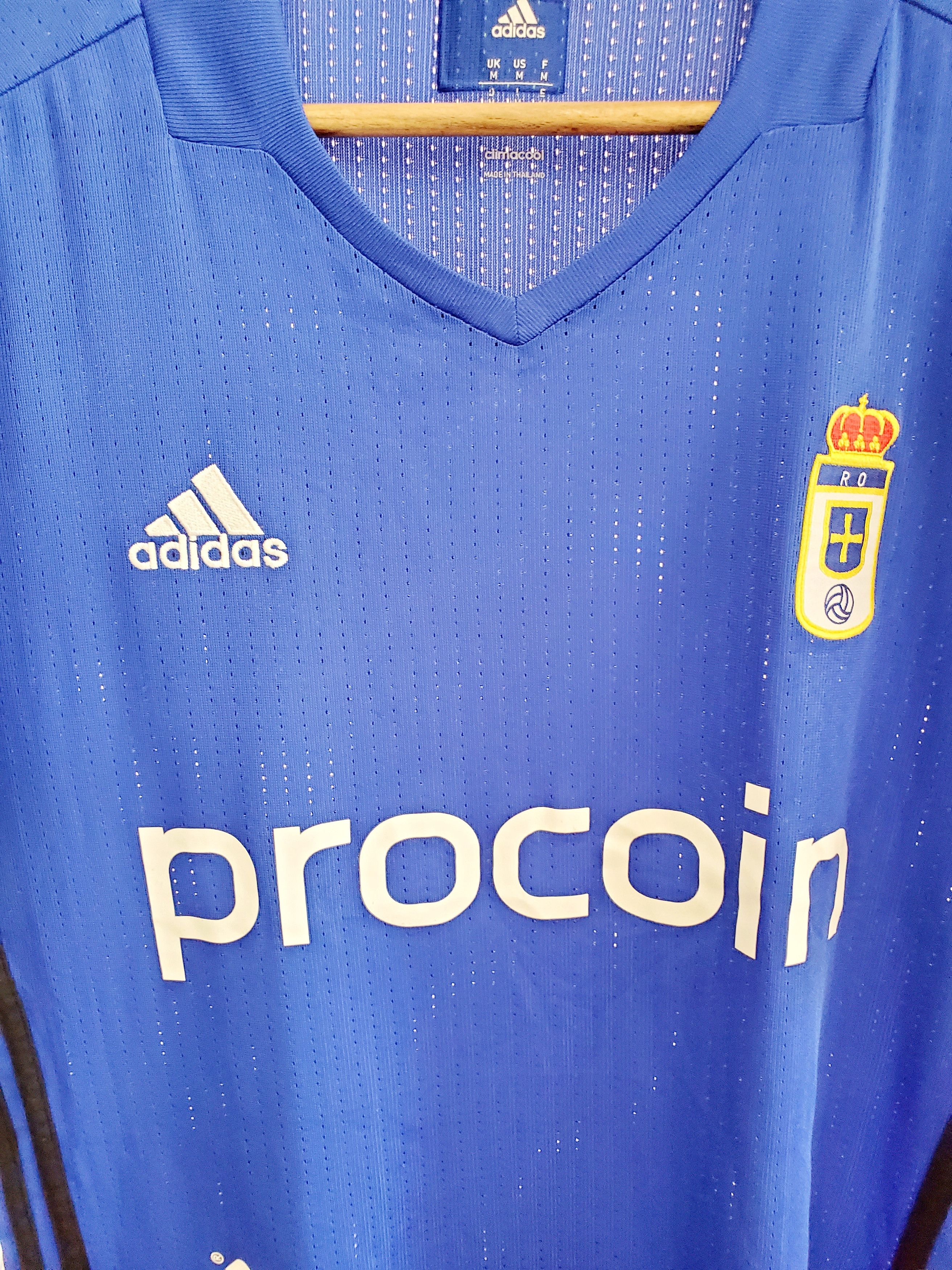 Adidas Real Oviedo Home player issue adizero jersey perfect conditi Size US M / EU 48-50 / 2 - 2 Thumbnail