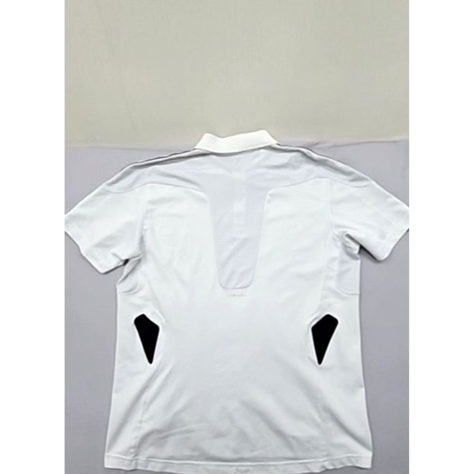 Adidas Adidas Climacool White Striped Polo Shirt Short Sleeve Fitted Men’s XS-XL Polo shirt White Climacool Sports Button Shirt Size US L / EU 52-54 / 3 - 3 Thumbnail