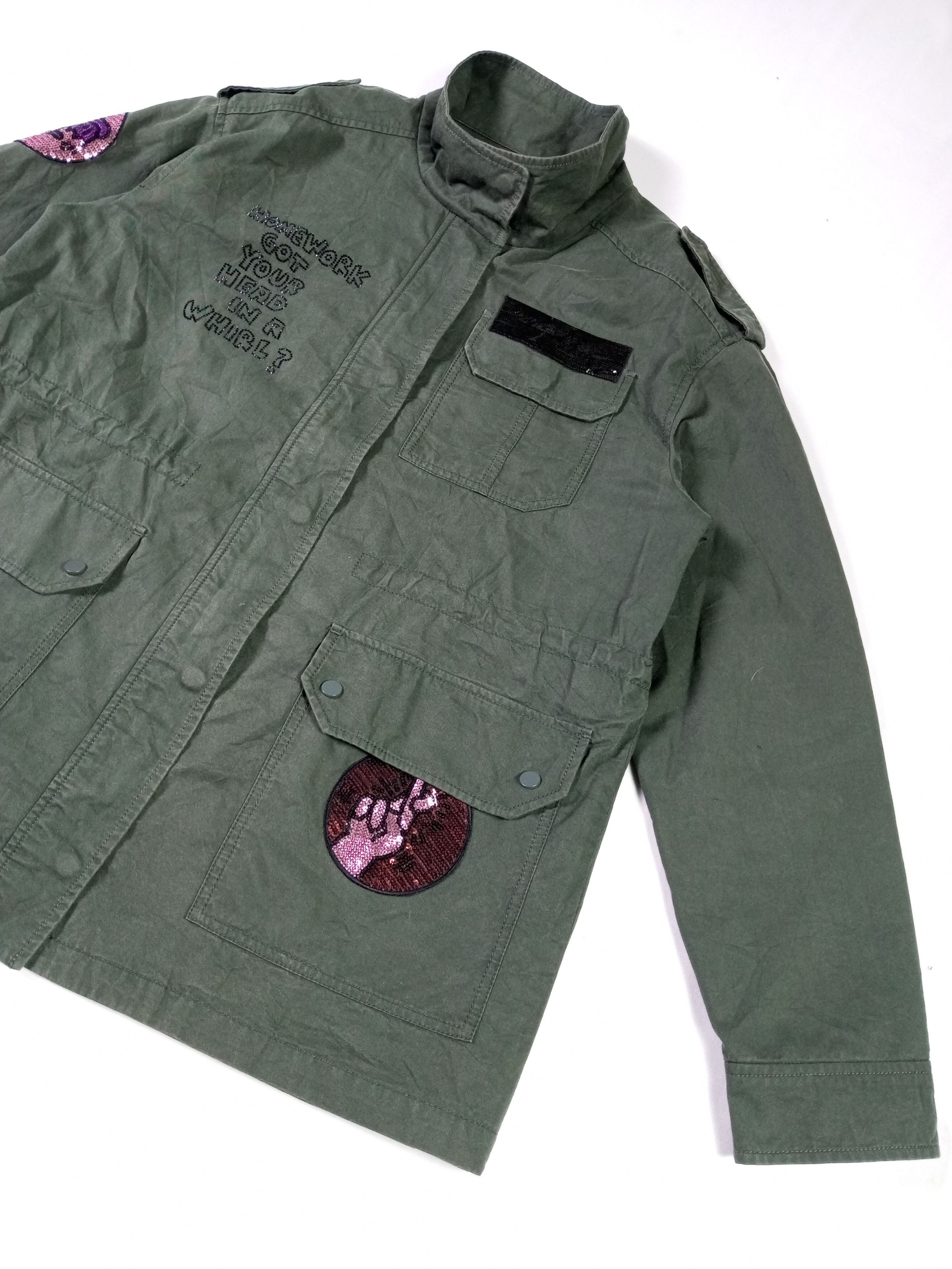 Japanese Brand GGPX X KEITH HARING ANDY MOUSE Parka Jacket Size US M / EU 48-50 / 2 - 2 Thumbnail