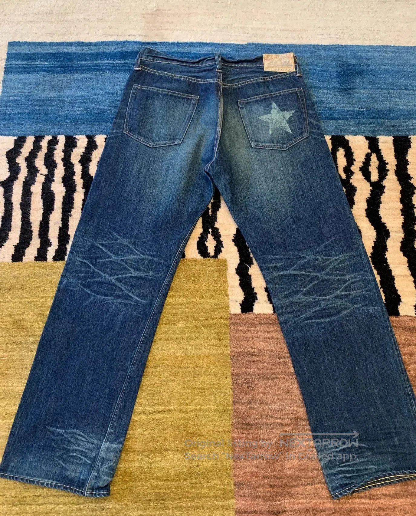 Sugar Cane Sugar Cane 901 Relaxed Straight Jeans. Size US 34 / EU 50 - 7 Thumbnail