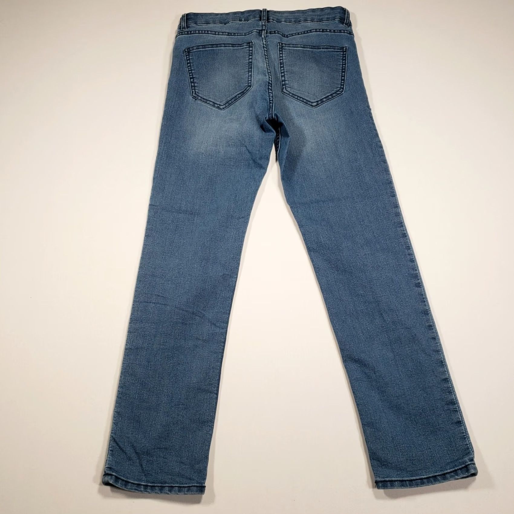 H&M H&M Jeans Womens 6 Mid-Rise Straight 5-Pocket Rinse Wash Blue Denim Size 28" / US 6 / IT 42 - 2 Thumbnail