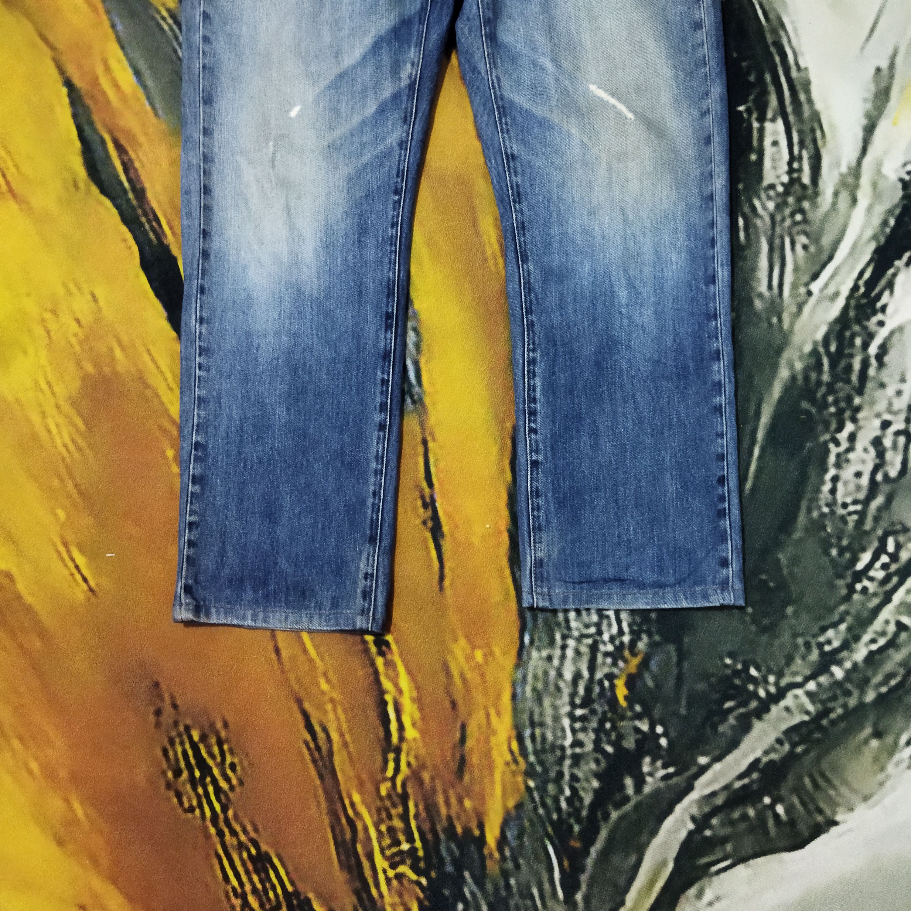 Uniqlo VINTAGE JAPANESE FADED BLUE JEANS PANTS Size US 34 / EU 50 - 3 Thumbnail