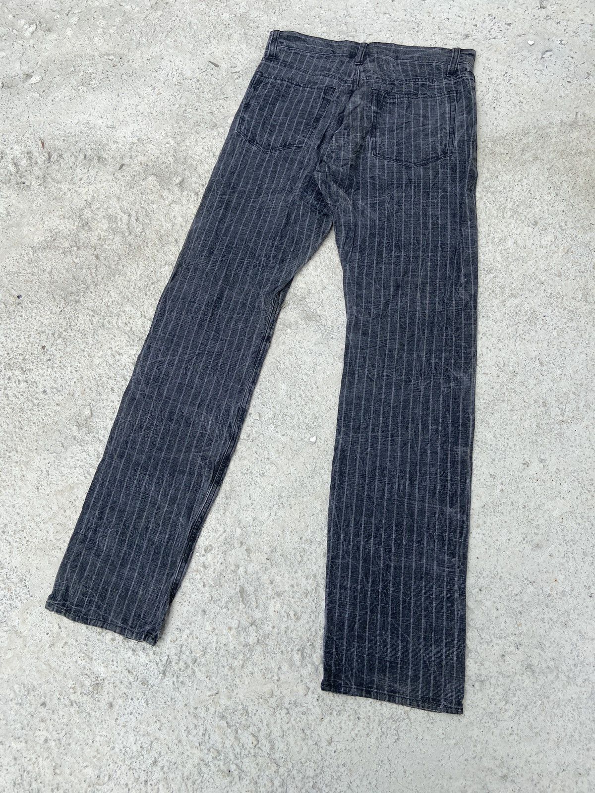 If Six Was Nine × Japanese Brand × Vintage Vintage Hickory Stripe Denim Size US 30 / EU 46 - 3 Thumbnail