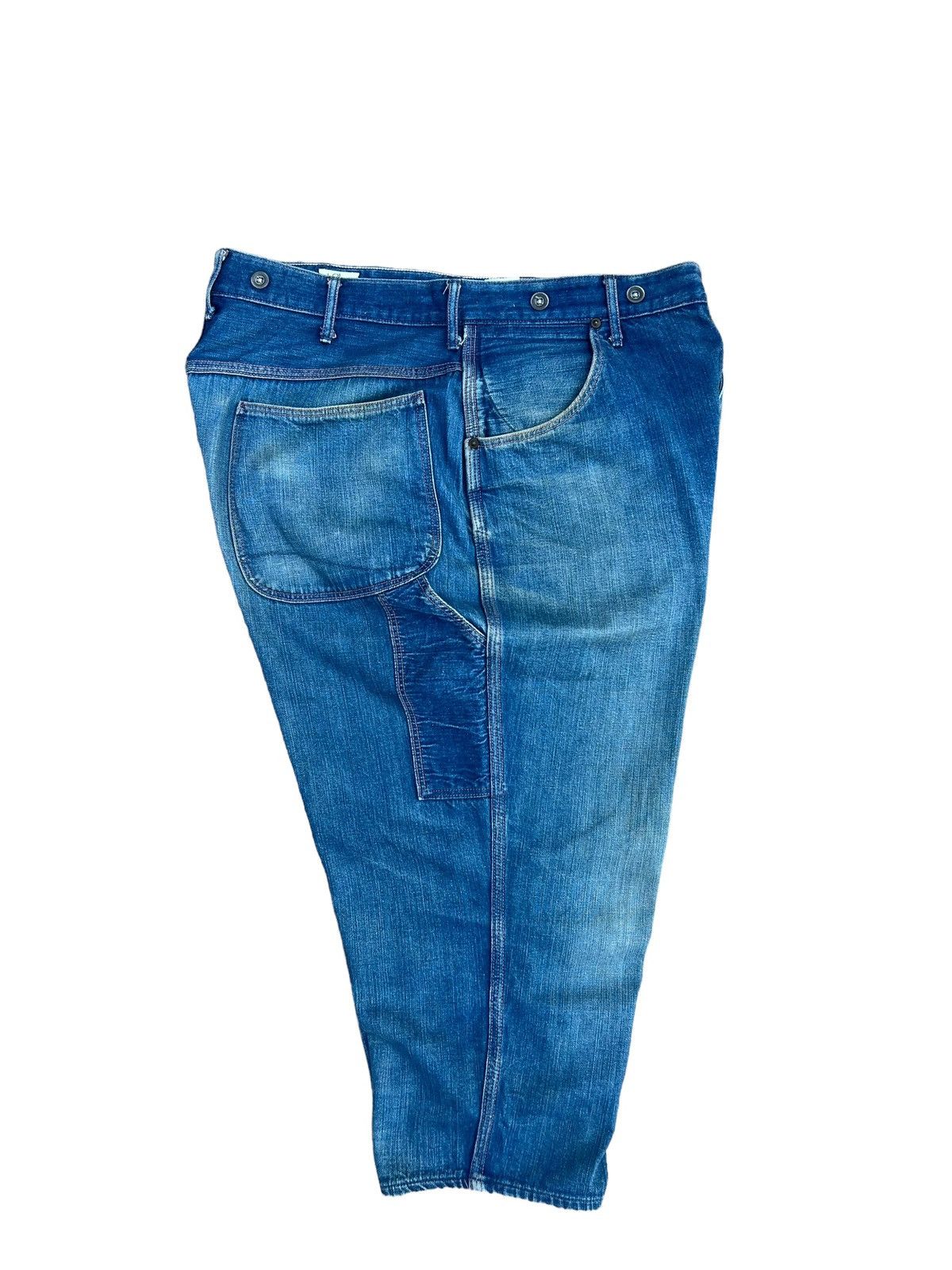 Orslow Orslow Japan Faded Indigo Denim Cropped Work Pant Size US 31 - 7 Thumbnail
