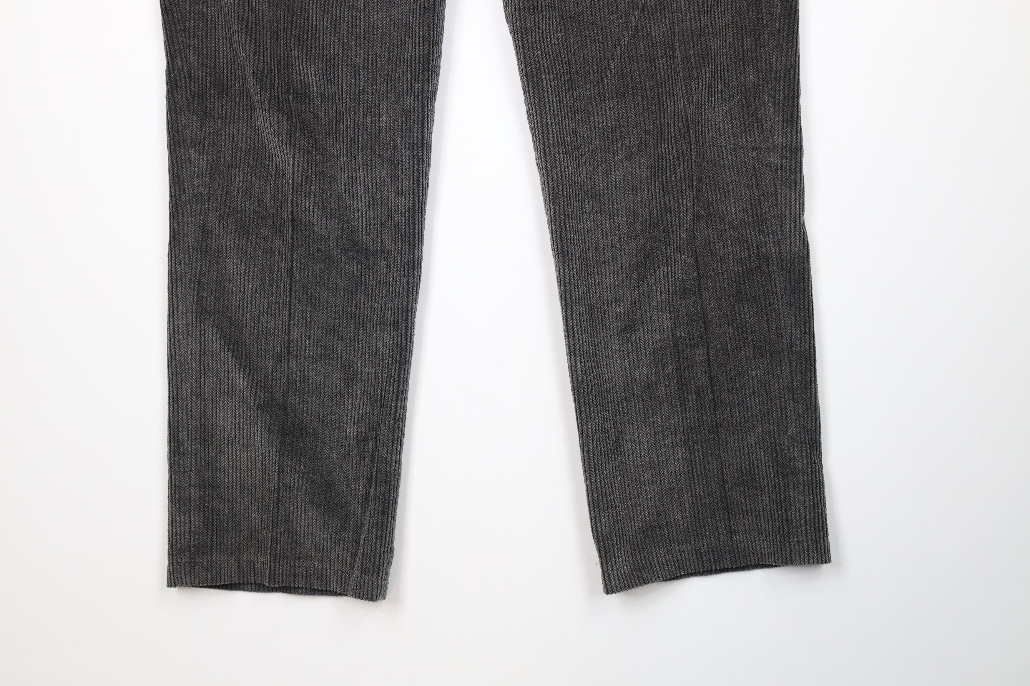 Vintage Vintage 90s Streetwear Pleated Heavy Wide Leg Corduroy Pants Size US 40 / EU 56 - 4 Thumbnail