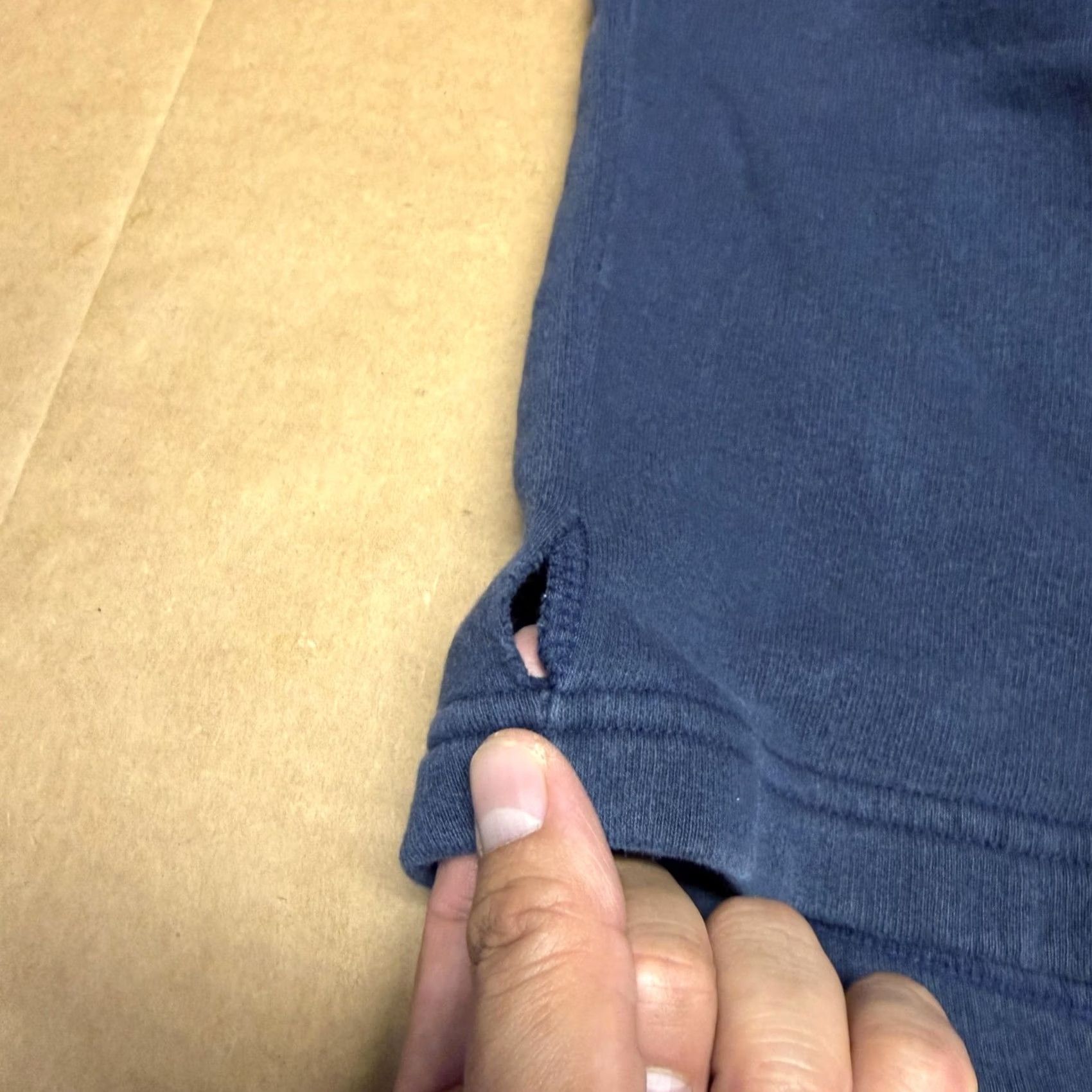 Nike Nike Mens 2XL Blue Fleece Sweatpants Elastic Waist Pockets Straight Leg Size US 39 - 2 Thumbnail